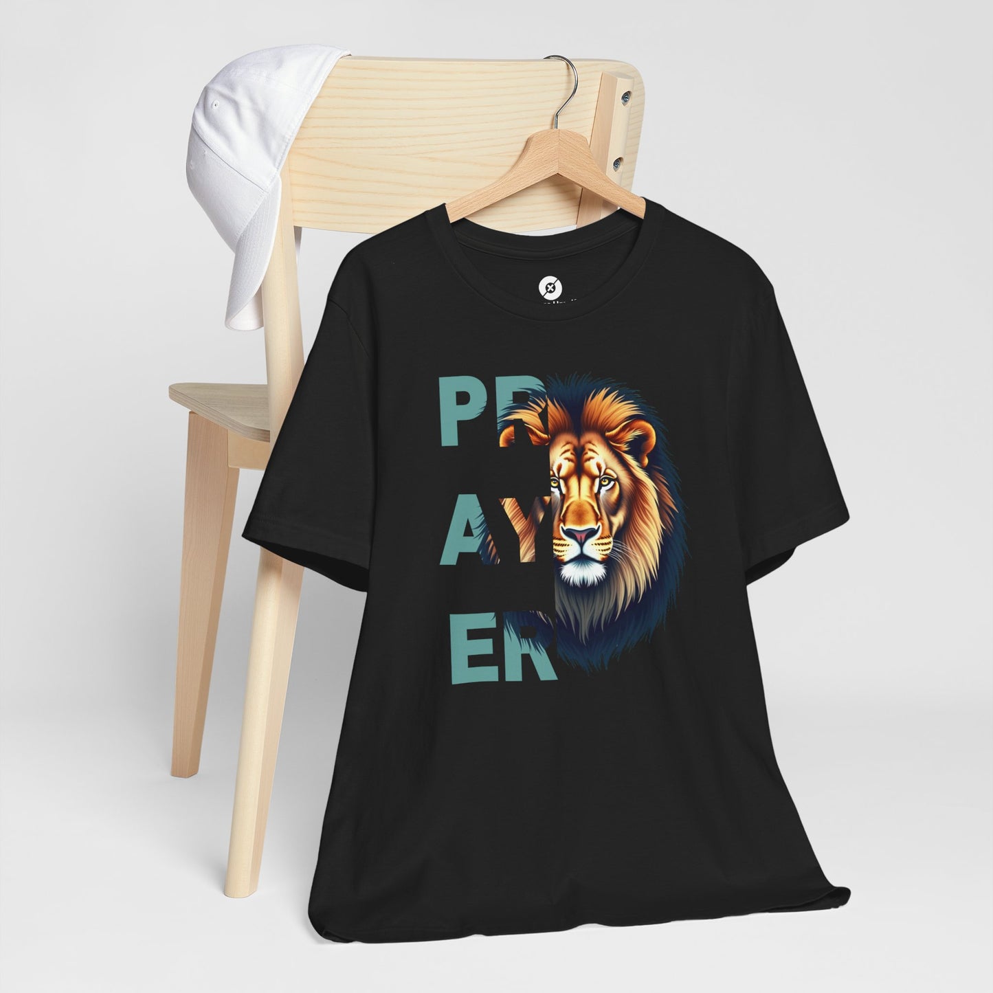 Prayer Lion Unisex Jersey Tee - Faith & Strength Shirt