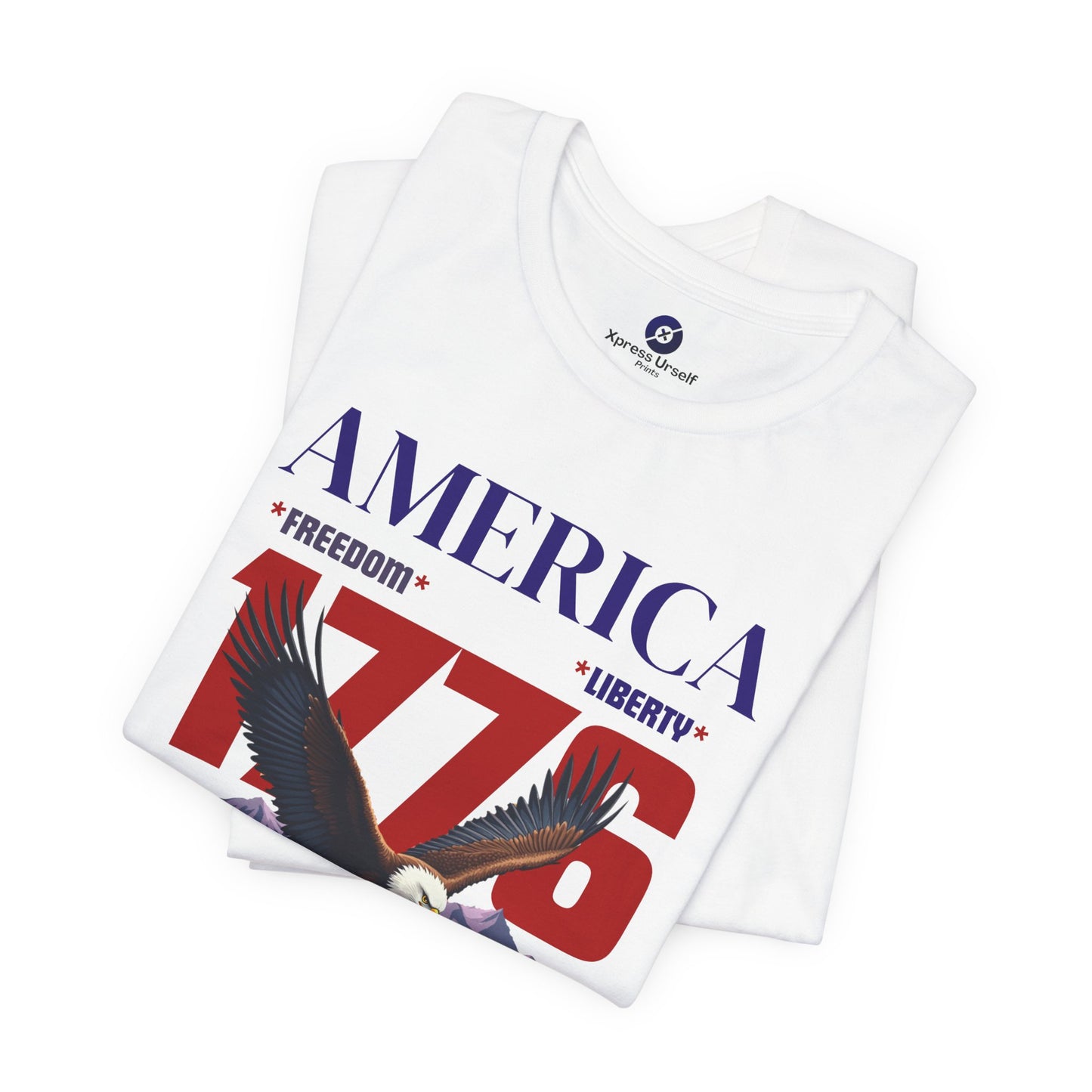 Patriotic Eagle Graphic Tee | Freedom & Liberty Design