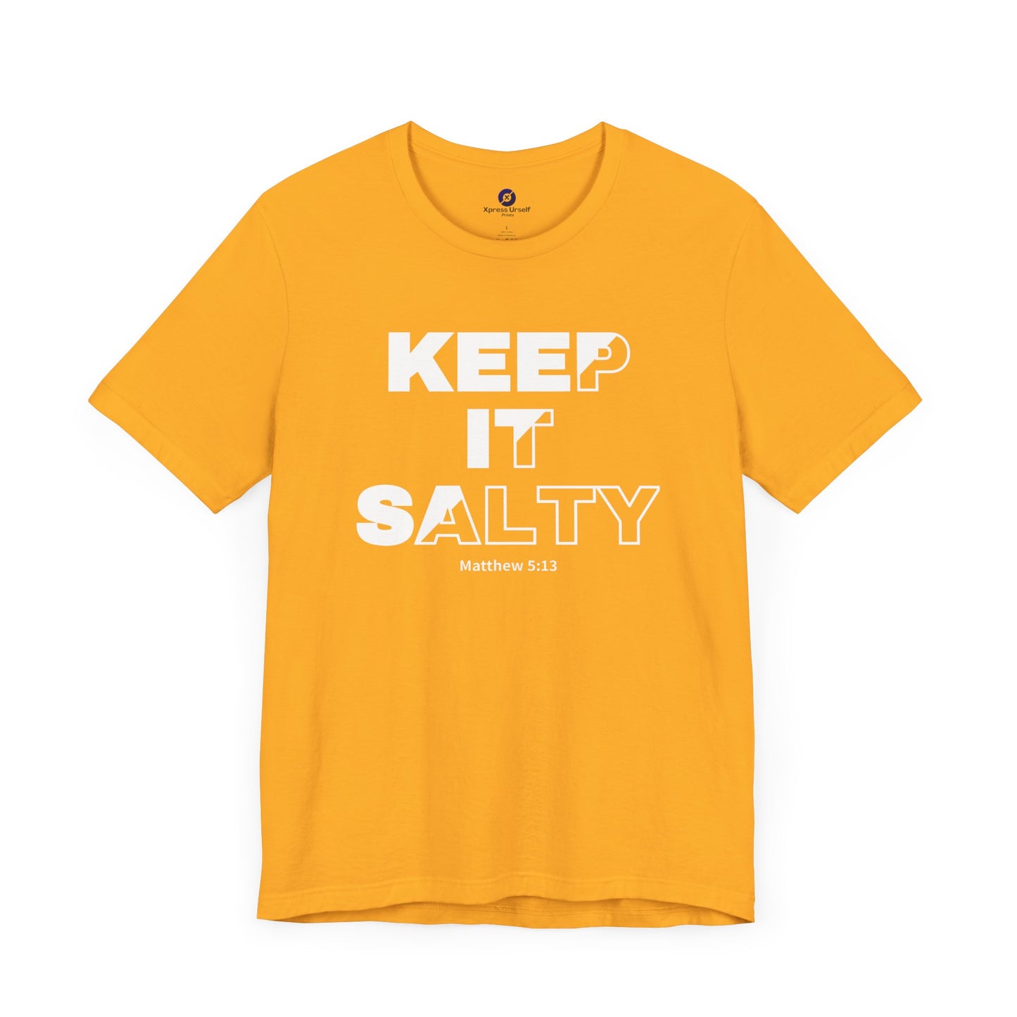 Keep It Salty Unisex Tee - Casual Christian Quote Shirt