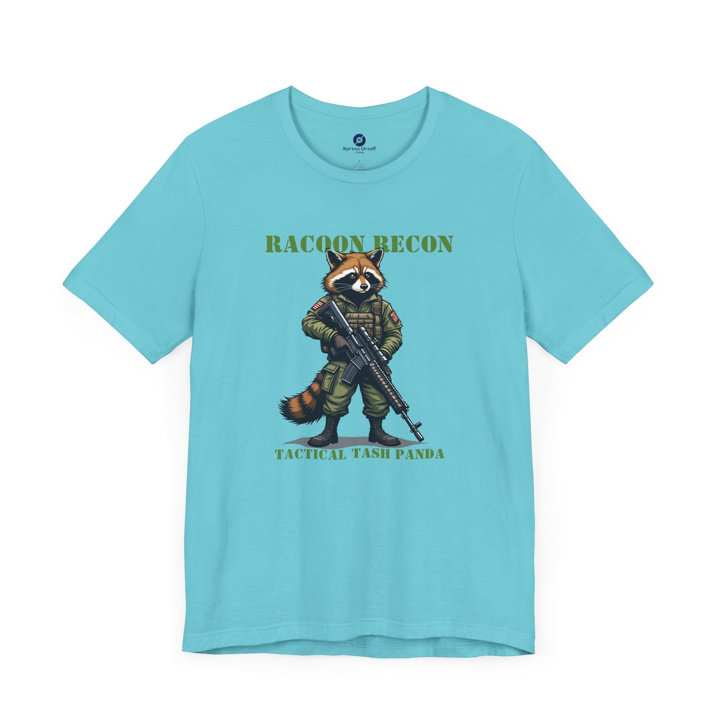 Tactical Raccoon Tee - Unisex Short Sleeve Shirt for Adventurers