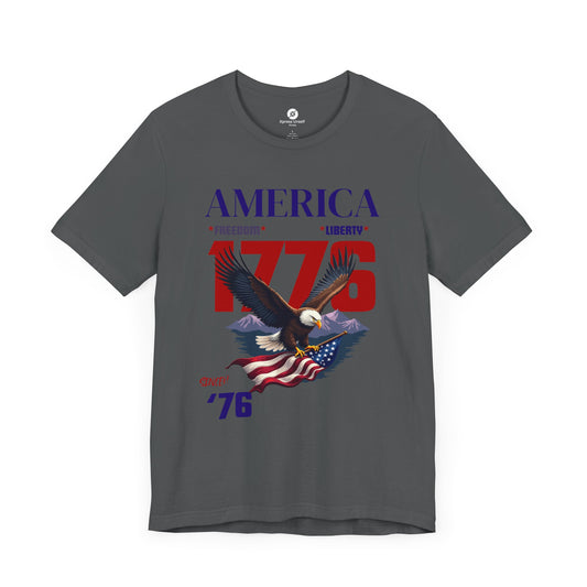 Patriotic Eagle Graphic Tee | Freedom & Liberty Design