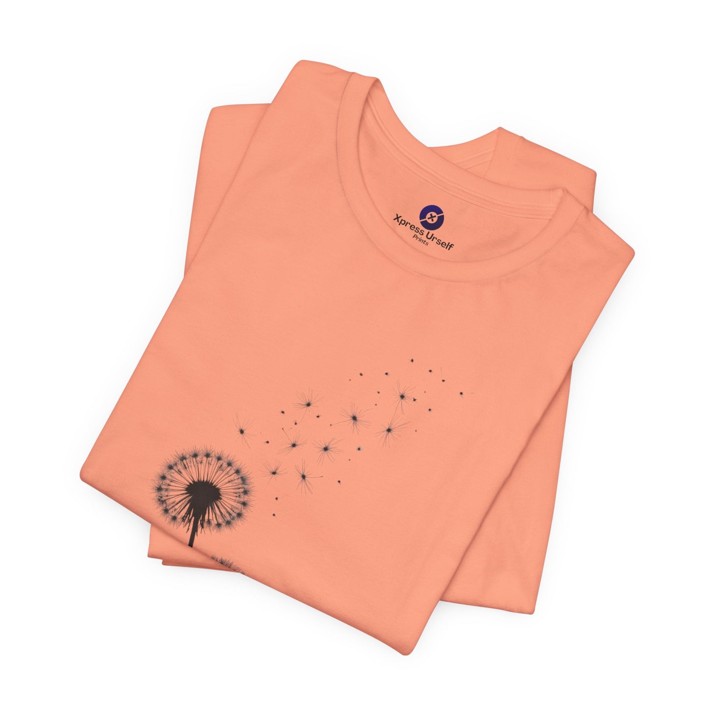Dandelion Dreams Unisex Jersey Short Sleeve Tee - Nature-Inspired Tee for Relaxed Vibes