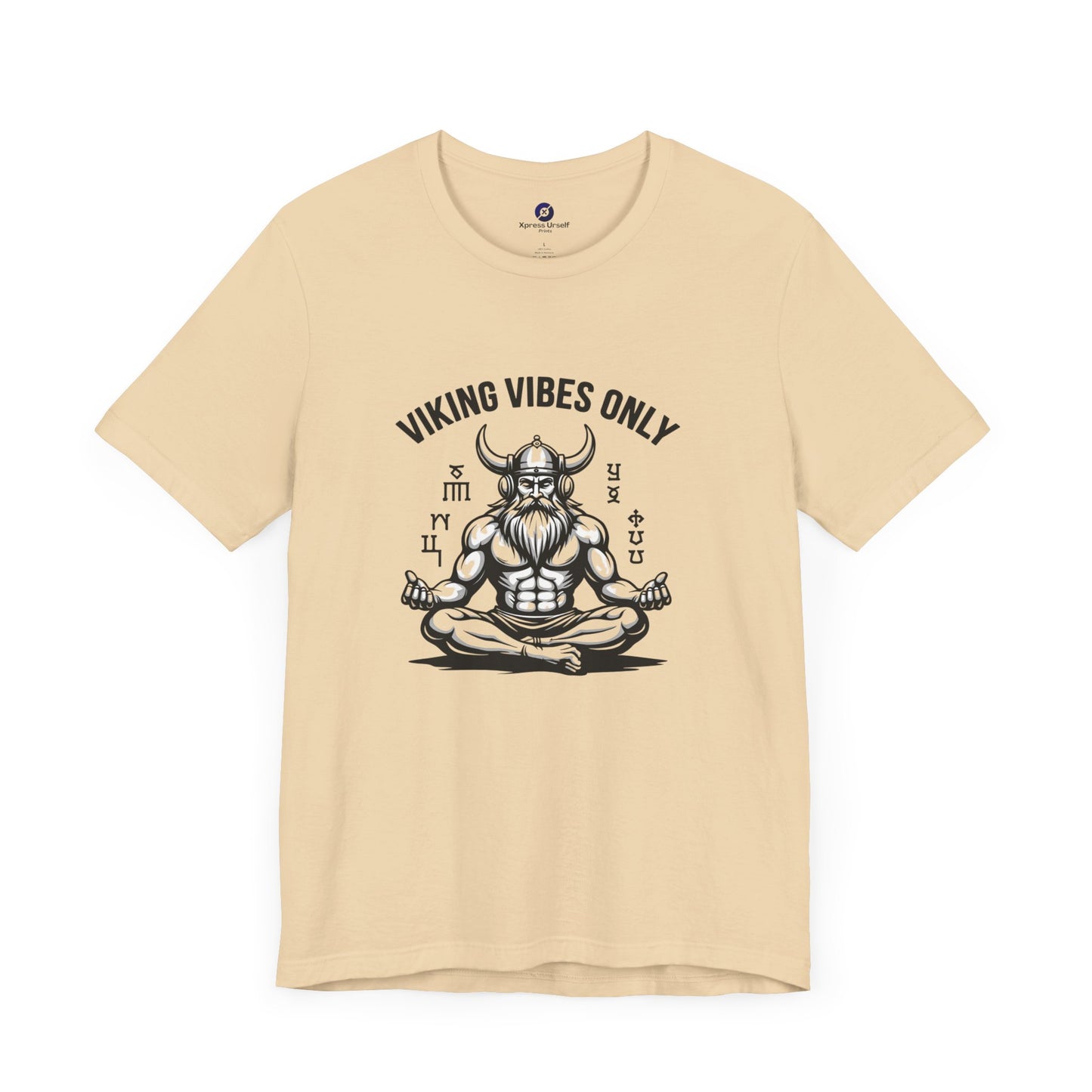 Viking Vibes Only Unisex Tee - Casual Graphic T-Shirt for Norse Mythology Fans