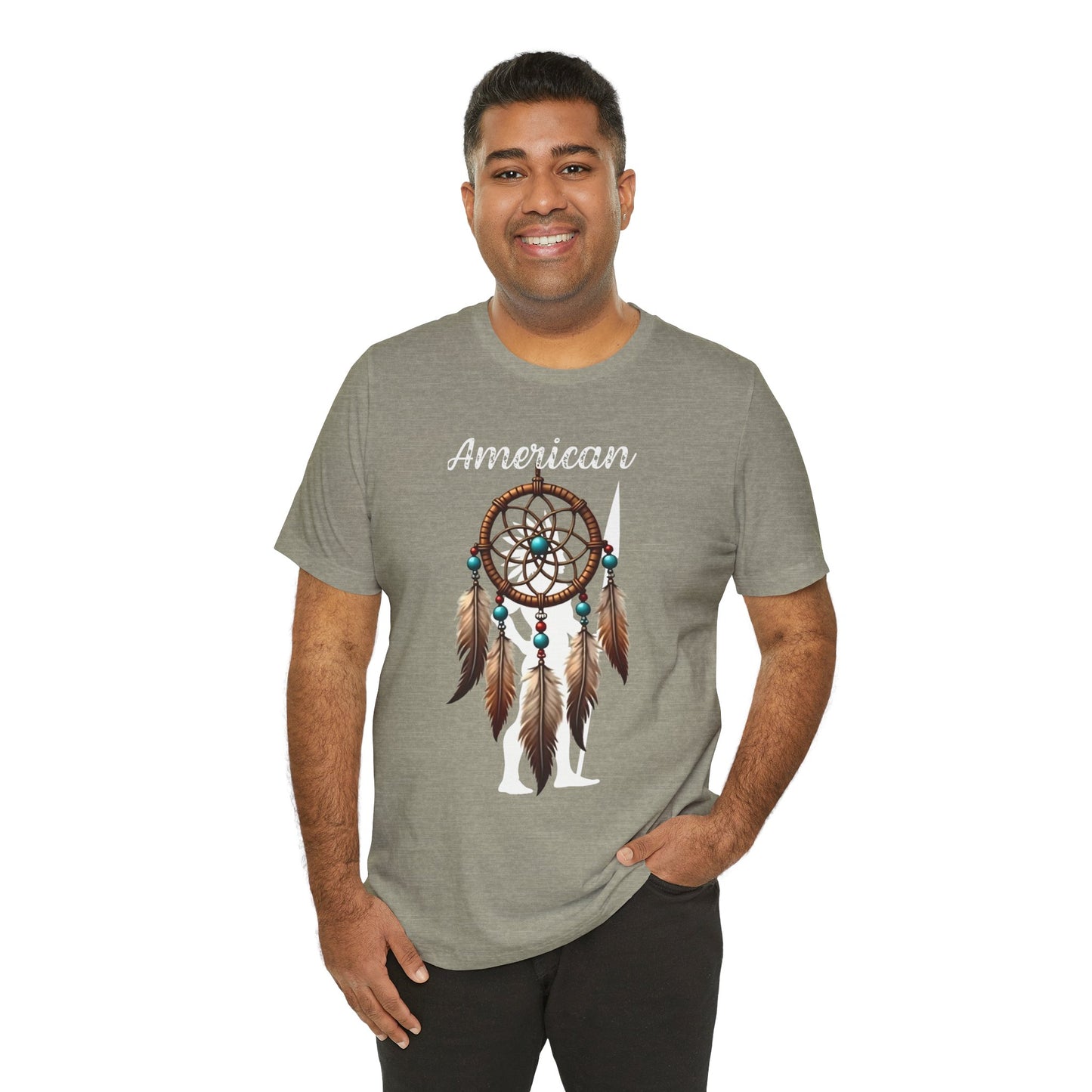 American Dream Catcher Unisex Tee - Bohemian Style Short Sleeve Shirt