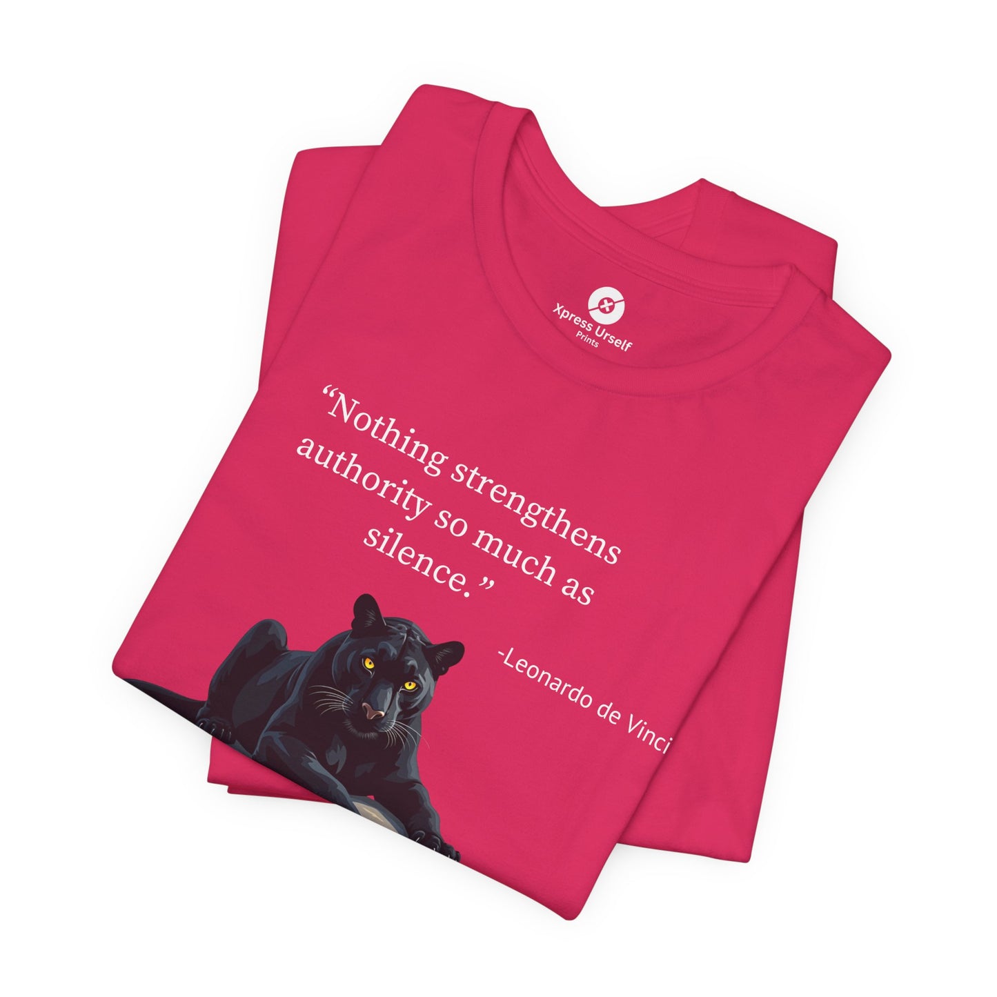 Inspirational Panther Quote Tee - Unisex Jersey Short Sleeve T-Shirt