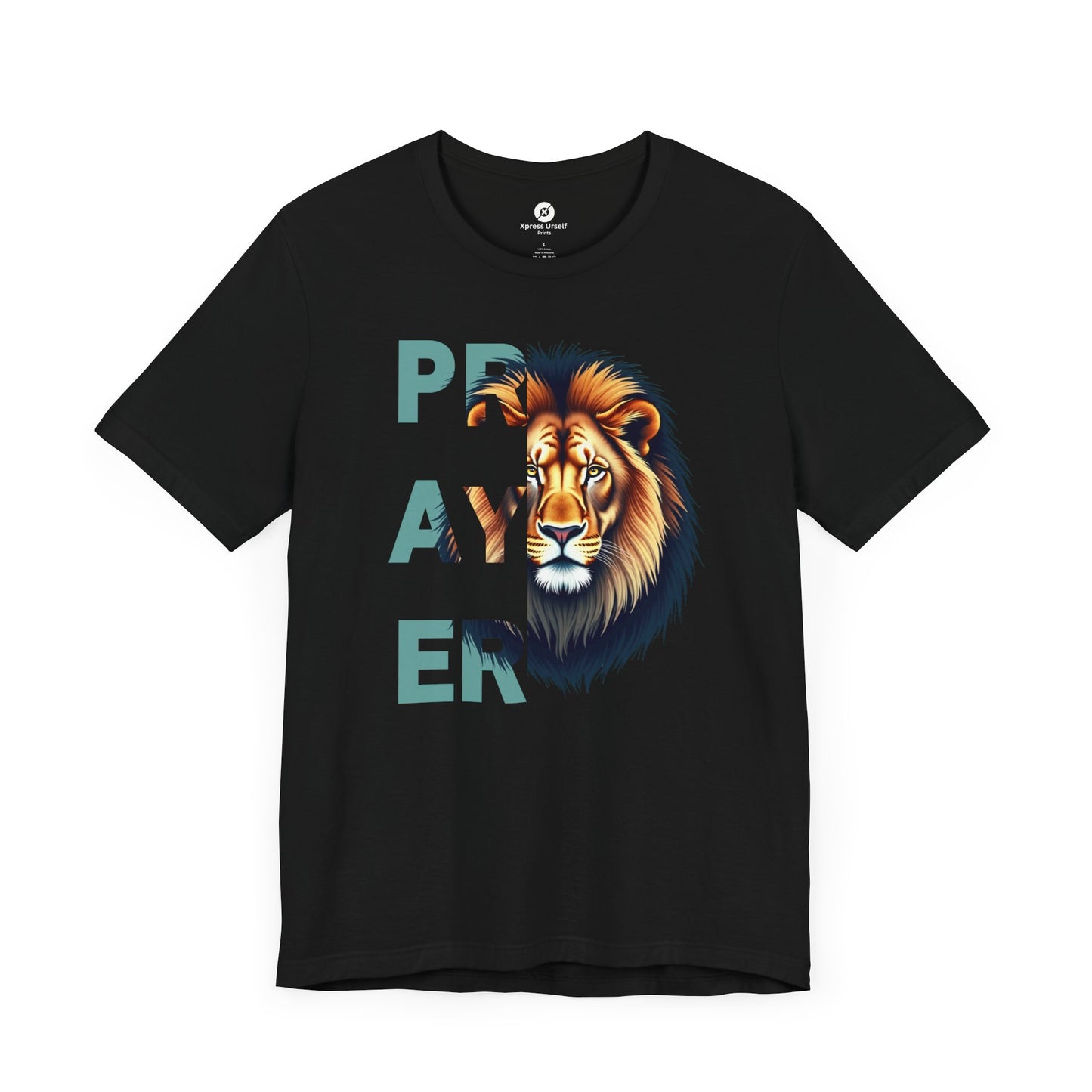 Prayer Lion Unisex Jersey Tee - Faith & Strength Shirt