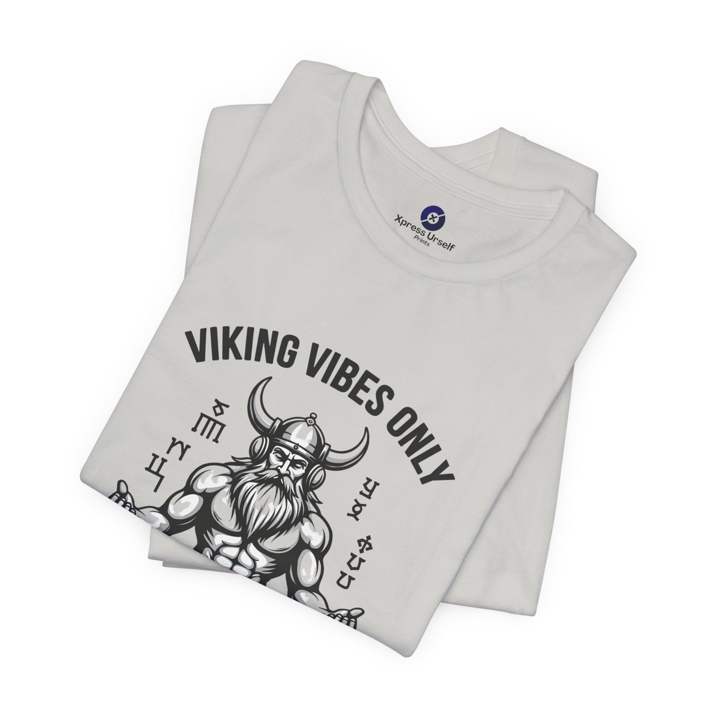 Viking Vibes Only Unisex Tee - Casual Graphic T-Shirt for Norse Mythology Fans