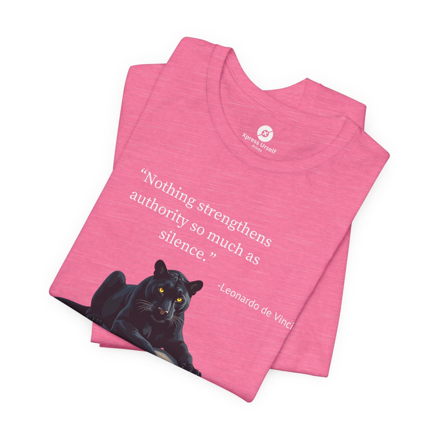 Inspirational Panther Quote Tee - Unisex Jersey Short Sleeve T-Shirt