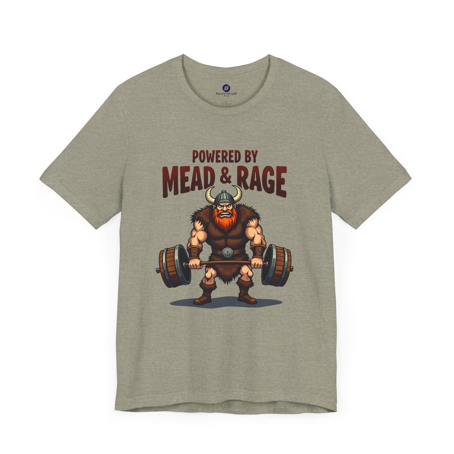 Powered by Mead & Rage Unisex Gym Tee