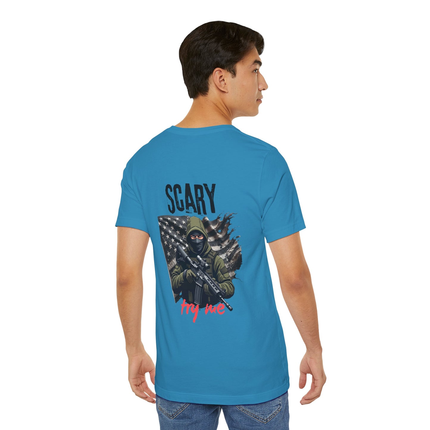 Defender Graphic Tee - Unisex Short Sleeve Shirt for Bold Statement Makers