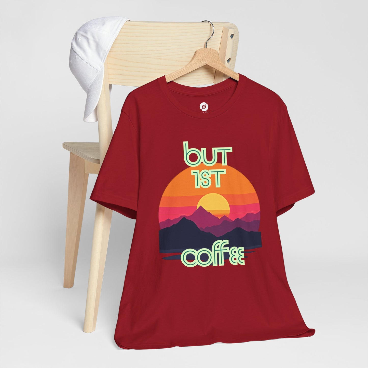 But First Coffee Unisex Jersey Tee - Fun Graphic Tee for Coffee Lovers