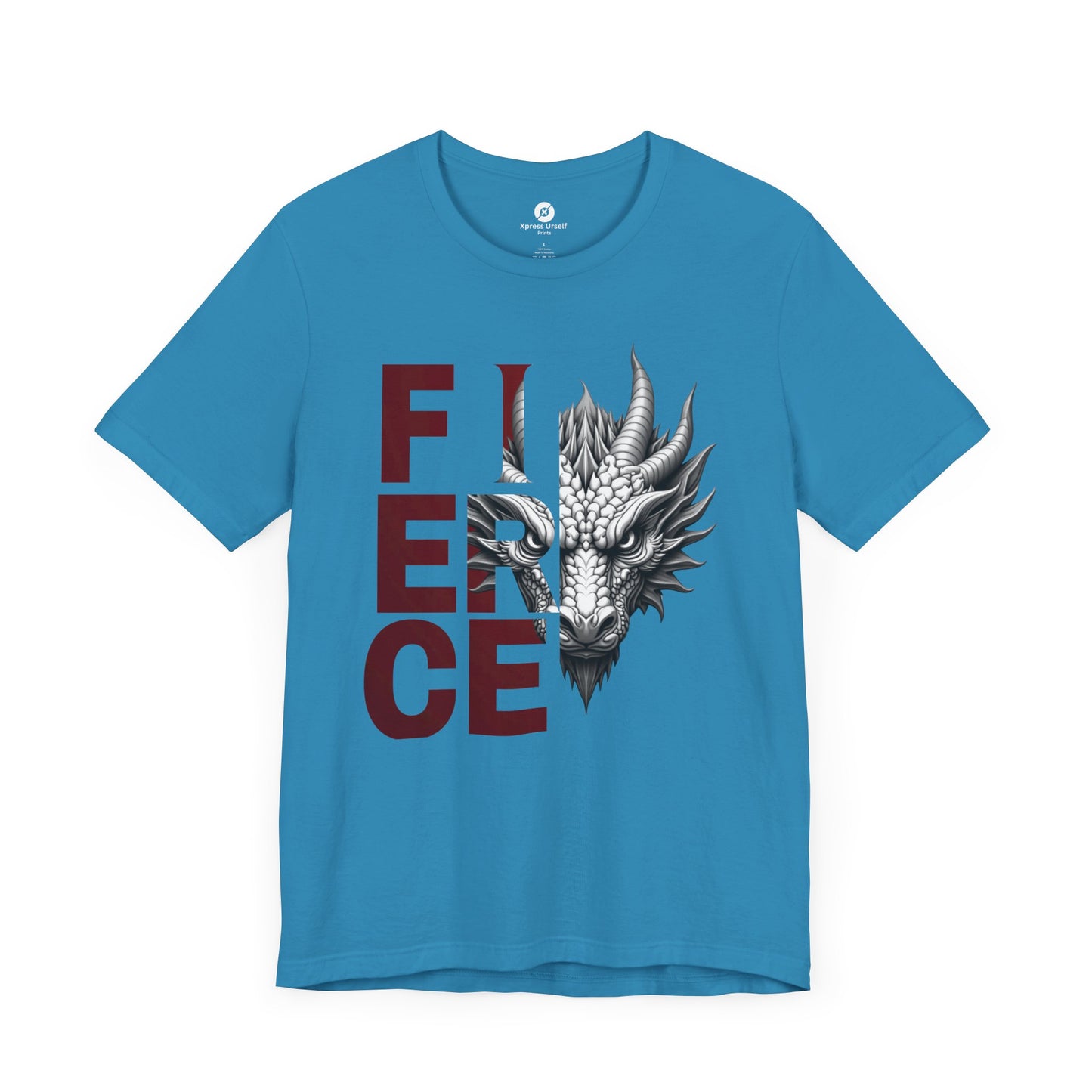 Fierce Dragon Unisex Short Sleeve Tee - Perfect for Fantasy Lovers