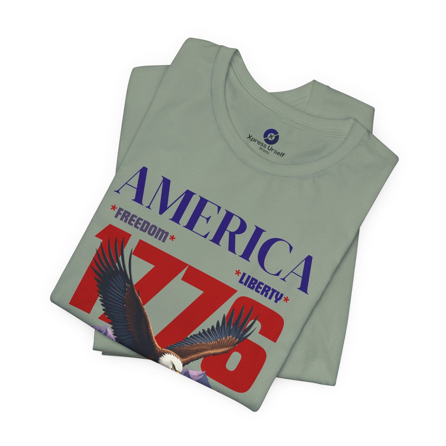 Patriotic Eagle Graphic Tee | Freedom & Liberty Design