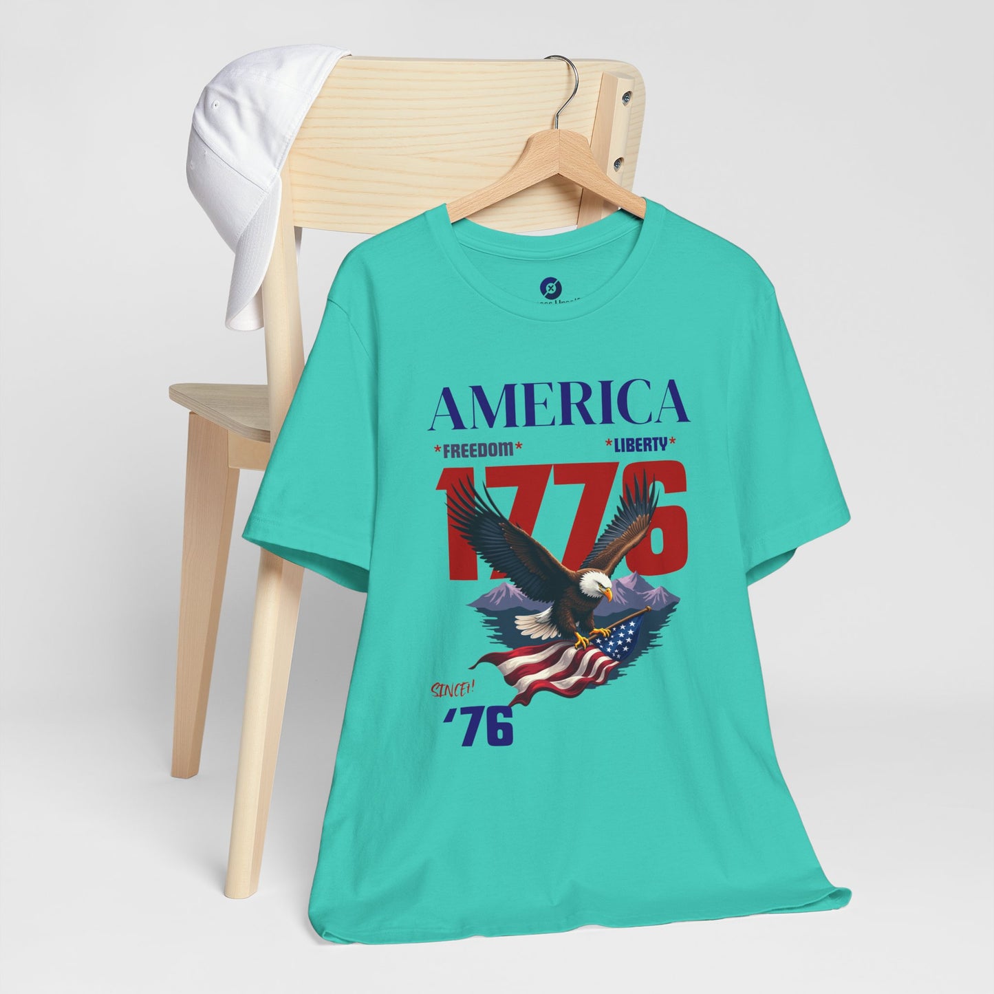 Patriotic Eagle Graphic Tee | Freedom & Liberty Design