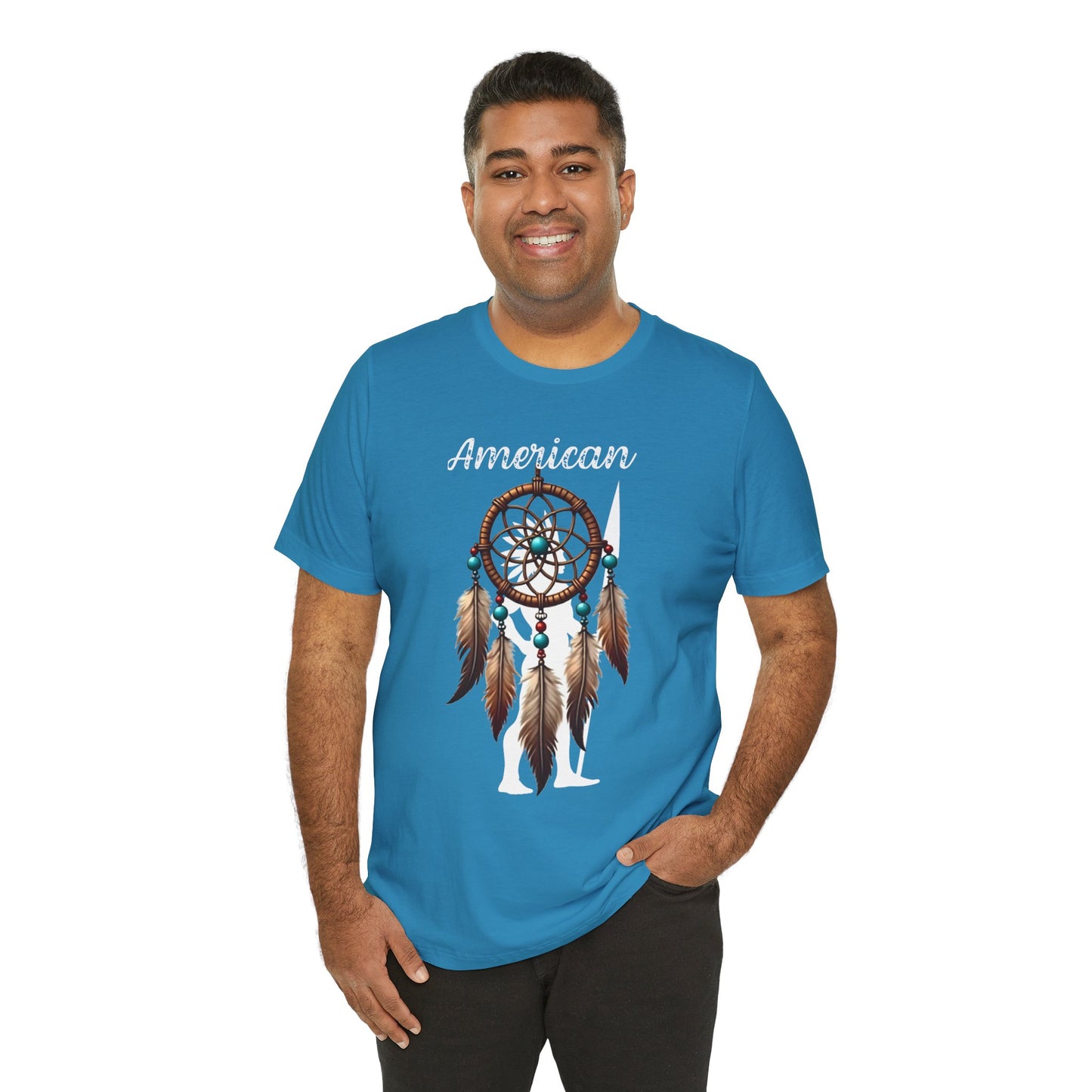American Dream Catcher Unisex Tee - Bohemian Style Short Sleeve Shirt