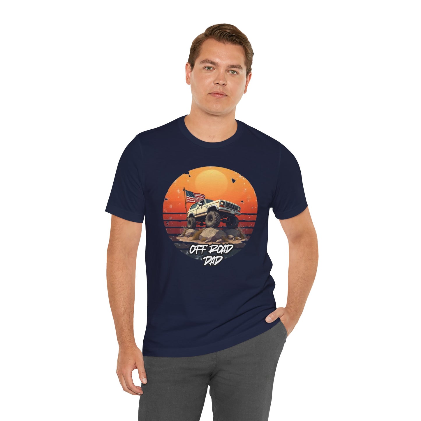 Off-Road Dad Tee - Adventure-Ready Unisex Jersey Short Sleeve Shirt