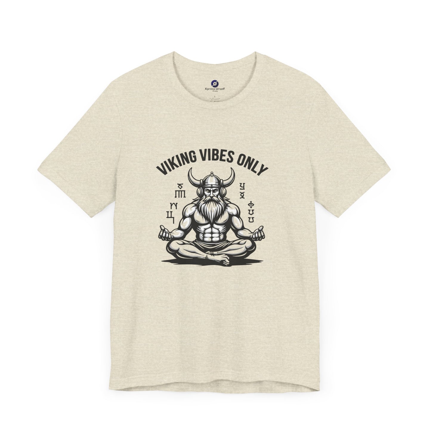 Viking Vibes Only Unisex Tee - Casual Graphic T-Shirt for Norse Mythology Fans