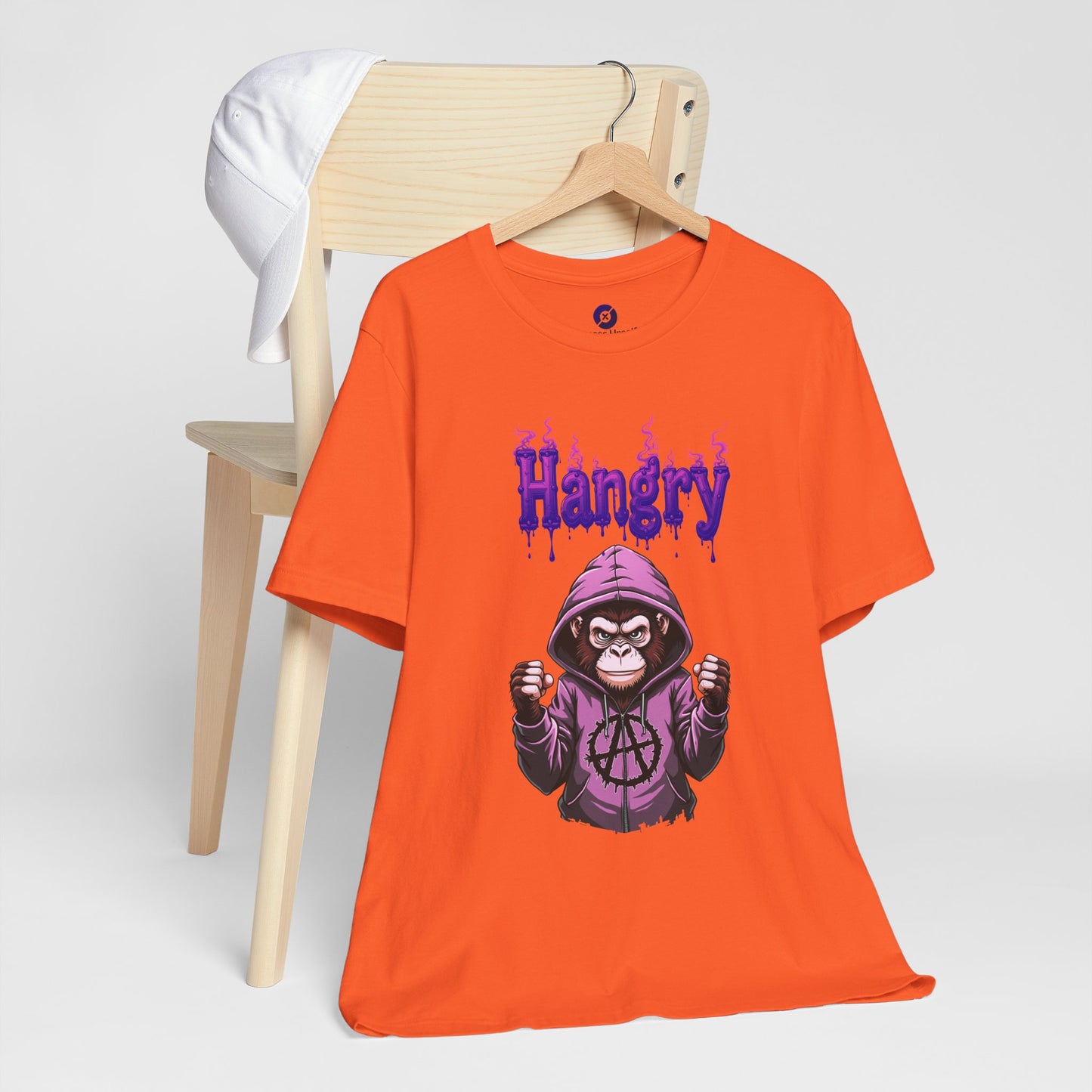 Hangry Gorilla Unisex Jersey Tee - Fun Graphic T-Shirt for Food Lovers