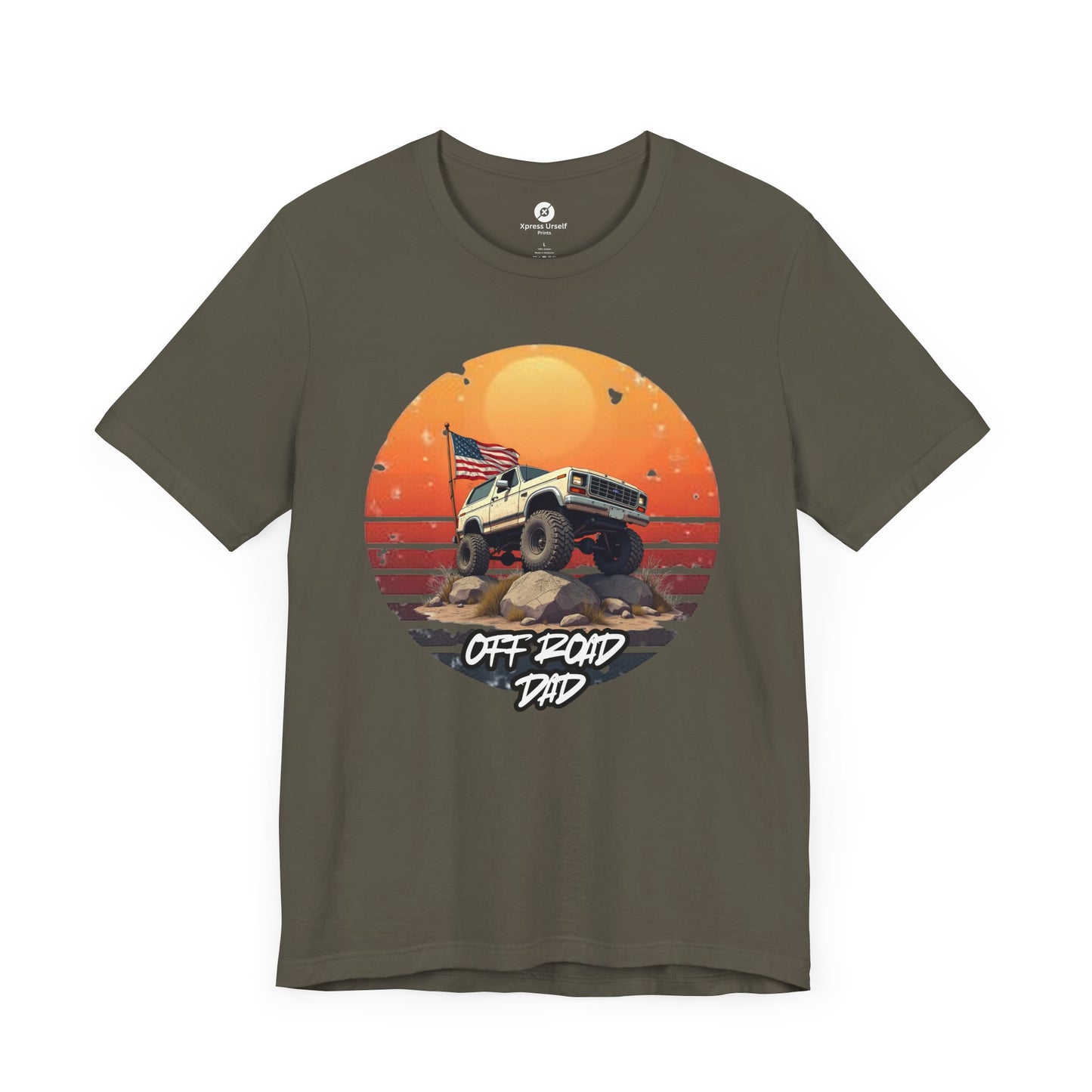Off-Road Dad Tee - Adventure-Ready Unisex Jersey Short Sleeve Shirt
