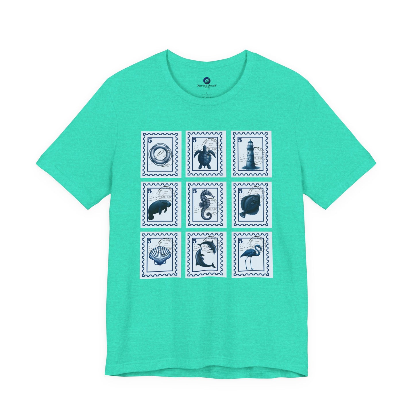 Coastal Adventure Tee, Beach Shirt, Travel T-Shirt, Nautical Gift, Summer Apparel, Vacation Outfit