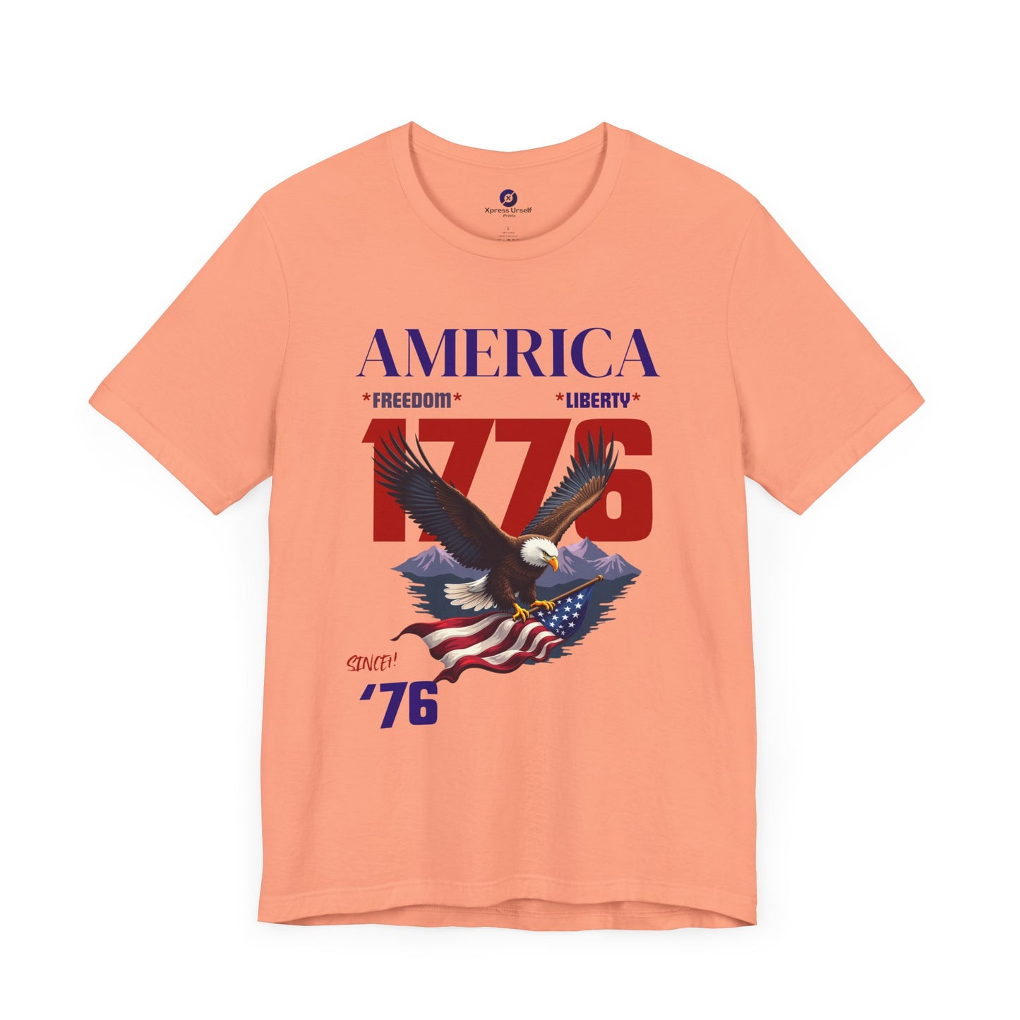 Patriotic Eagle Graphic Tee | Freedom & Liberty Design