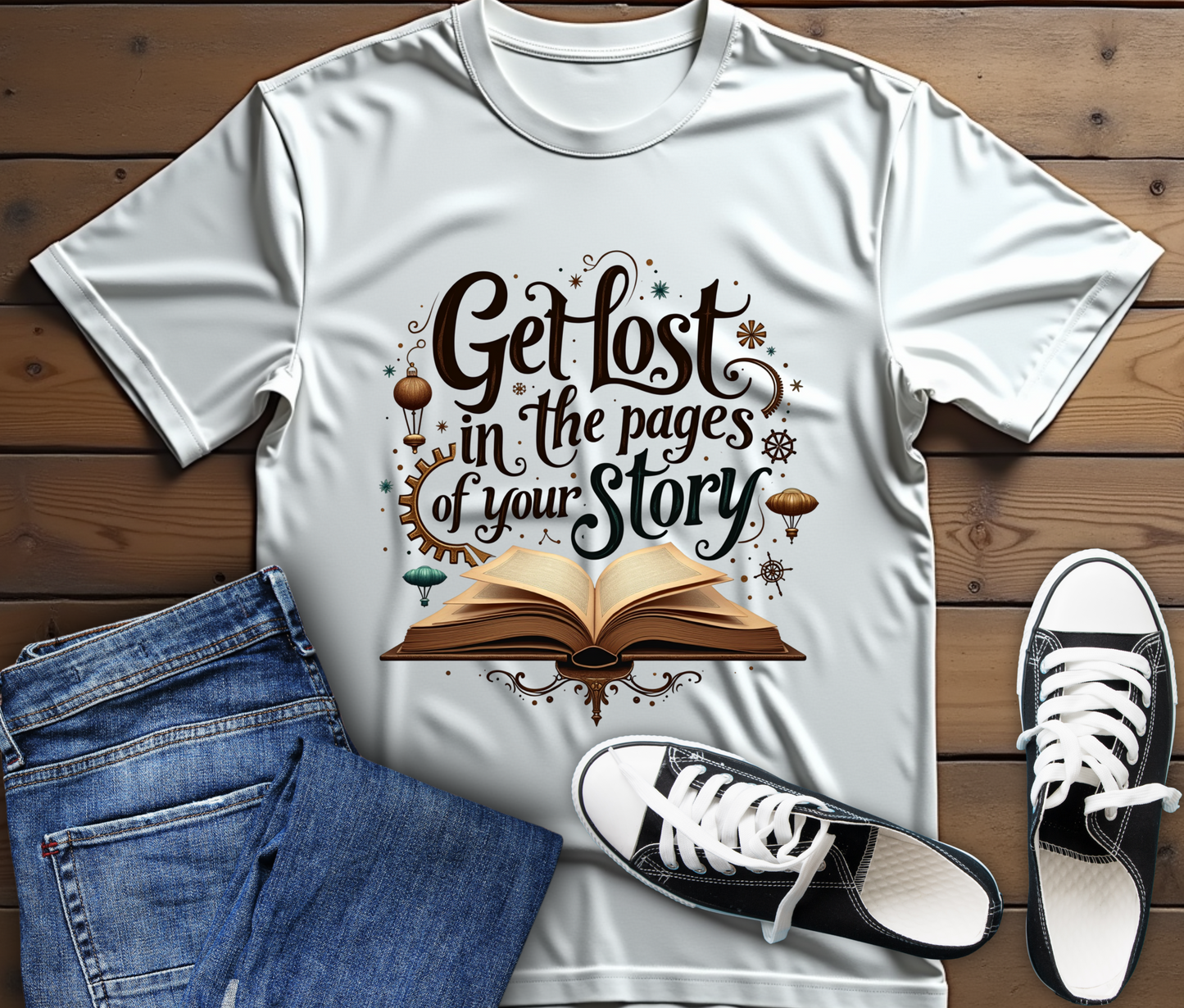 Get Lost in the Pages Unisex Tee - Perfect for Book Lovers