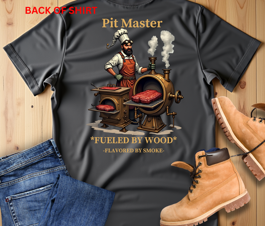 Pit Master Unisex Short Sleeve Tee - Perfect for BBQ Lovers & Grill Masters