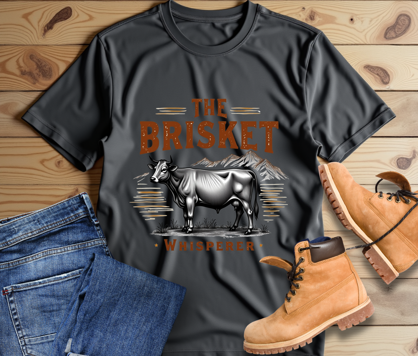 The Brisket Whisperer Unisex Jersey Tee - Perfect for BBQ Lovers