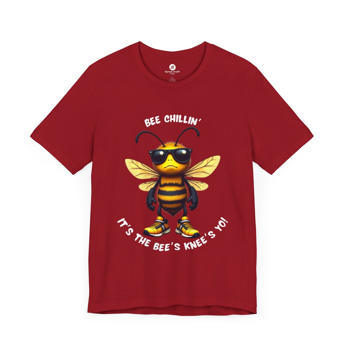 Bee Chillin' Unisex Tee - Fun Graphic Shirt for Summer, Gifts for Nature Lovers, Bee Themed Clothing, Casual Wear, Birthday Gift