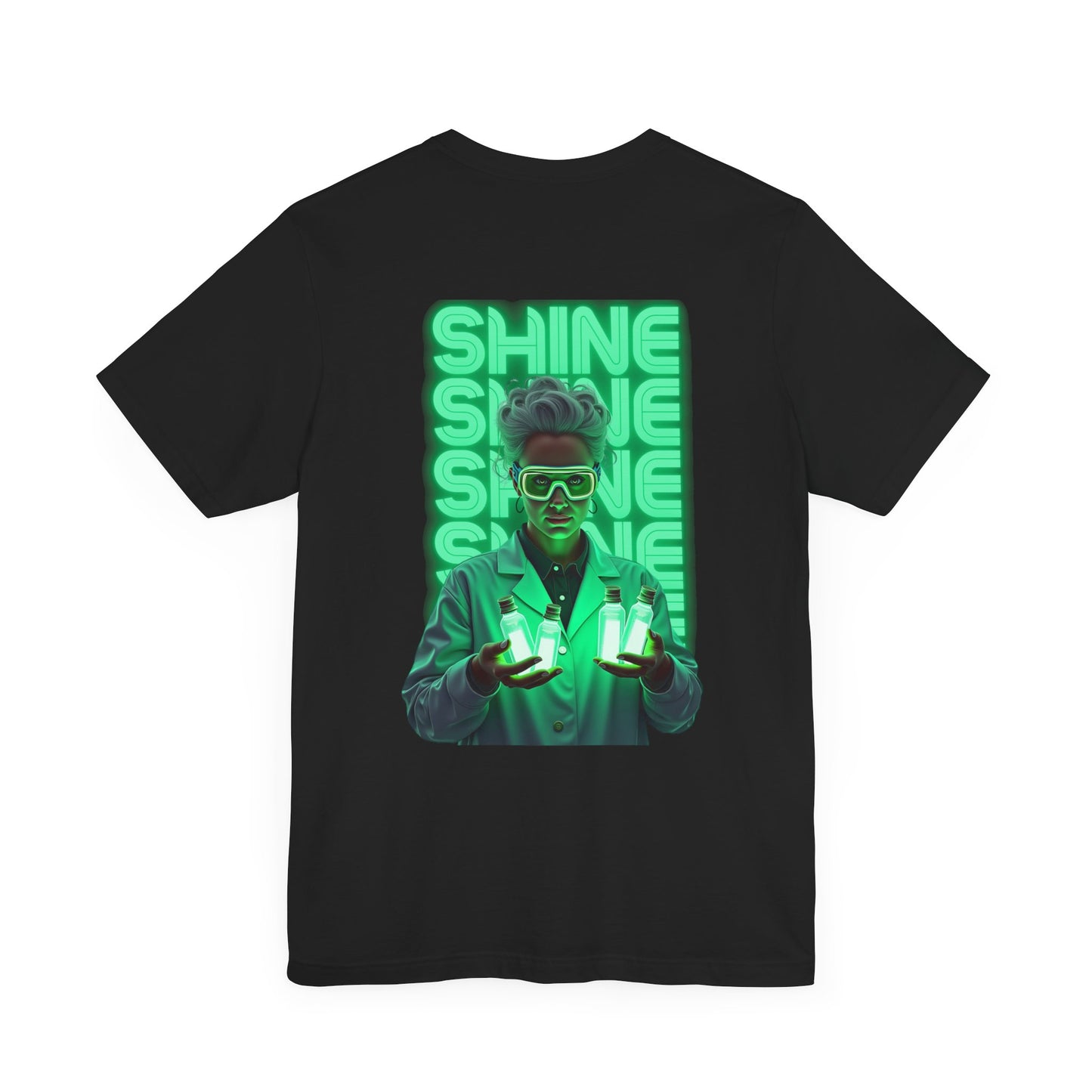 Glow Up the World Unisex Short Sleeve Tee - Bright Orange Inspirational Shirt