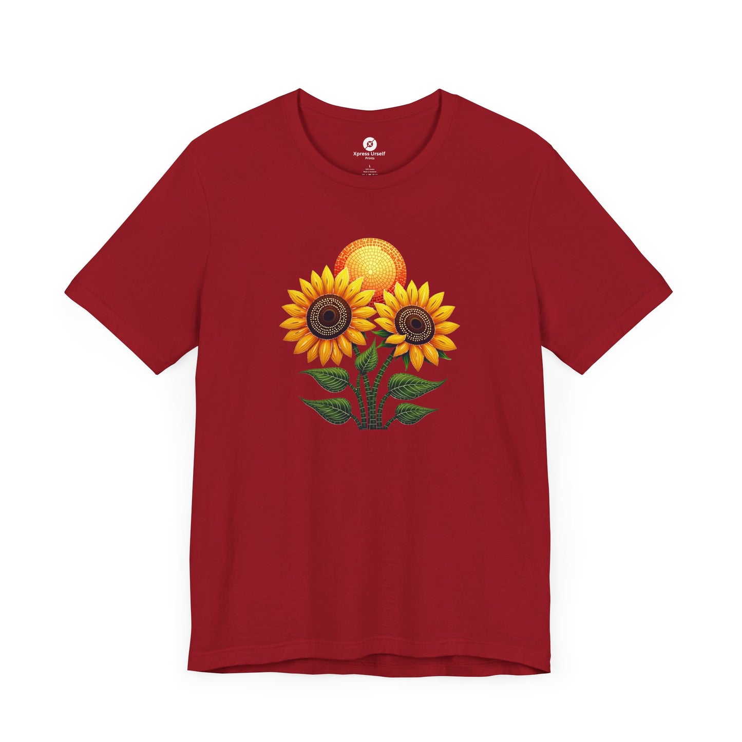 Sunflower Bliss Unisex Short Sleeve Tee - Feel Good Floral Design