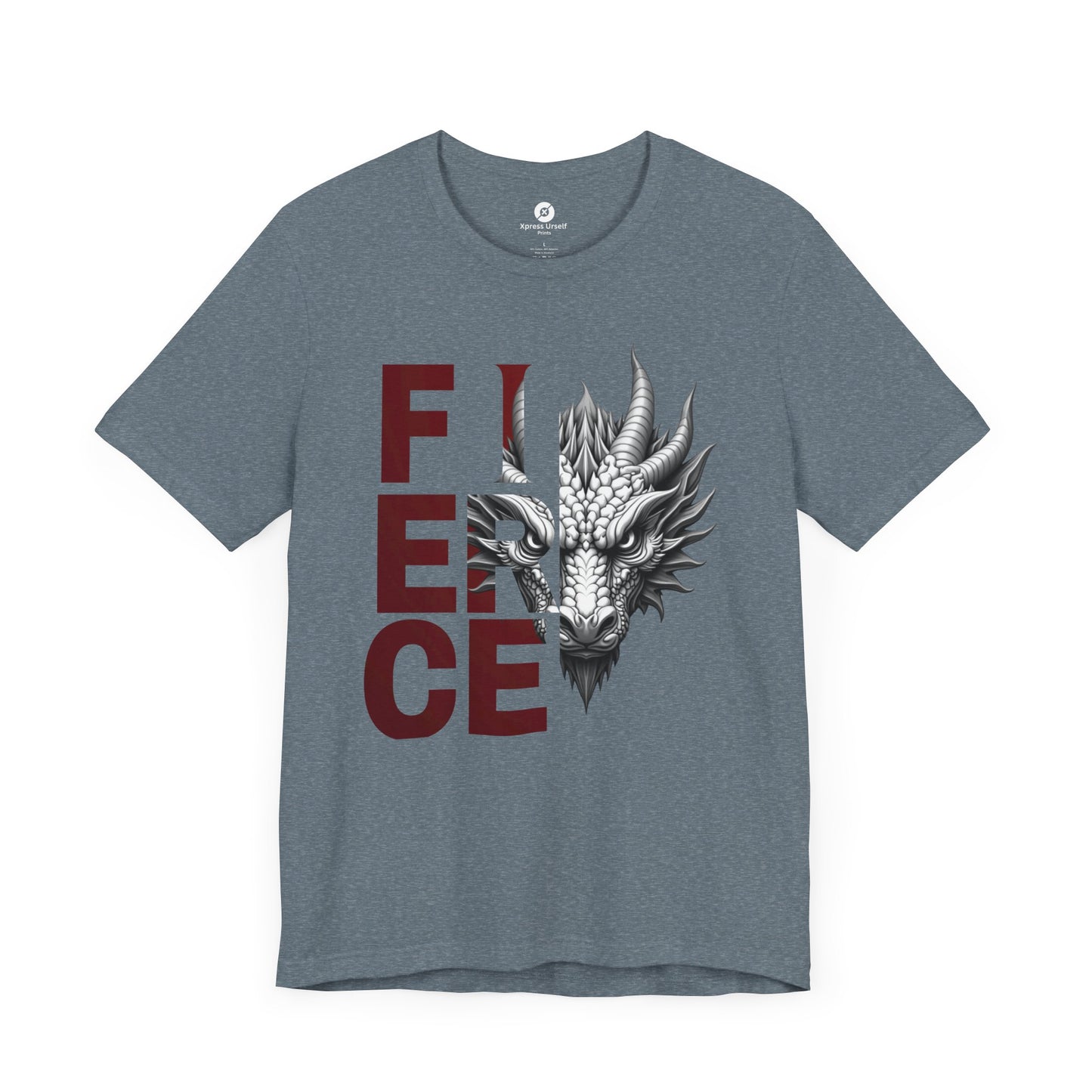 Fierce Dragon Unisex Short Sleeve Tee - Perfect for Fantasy Lovers