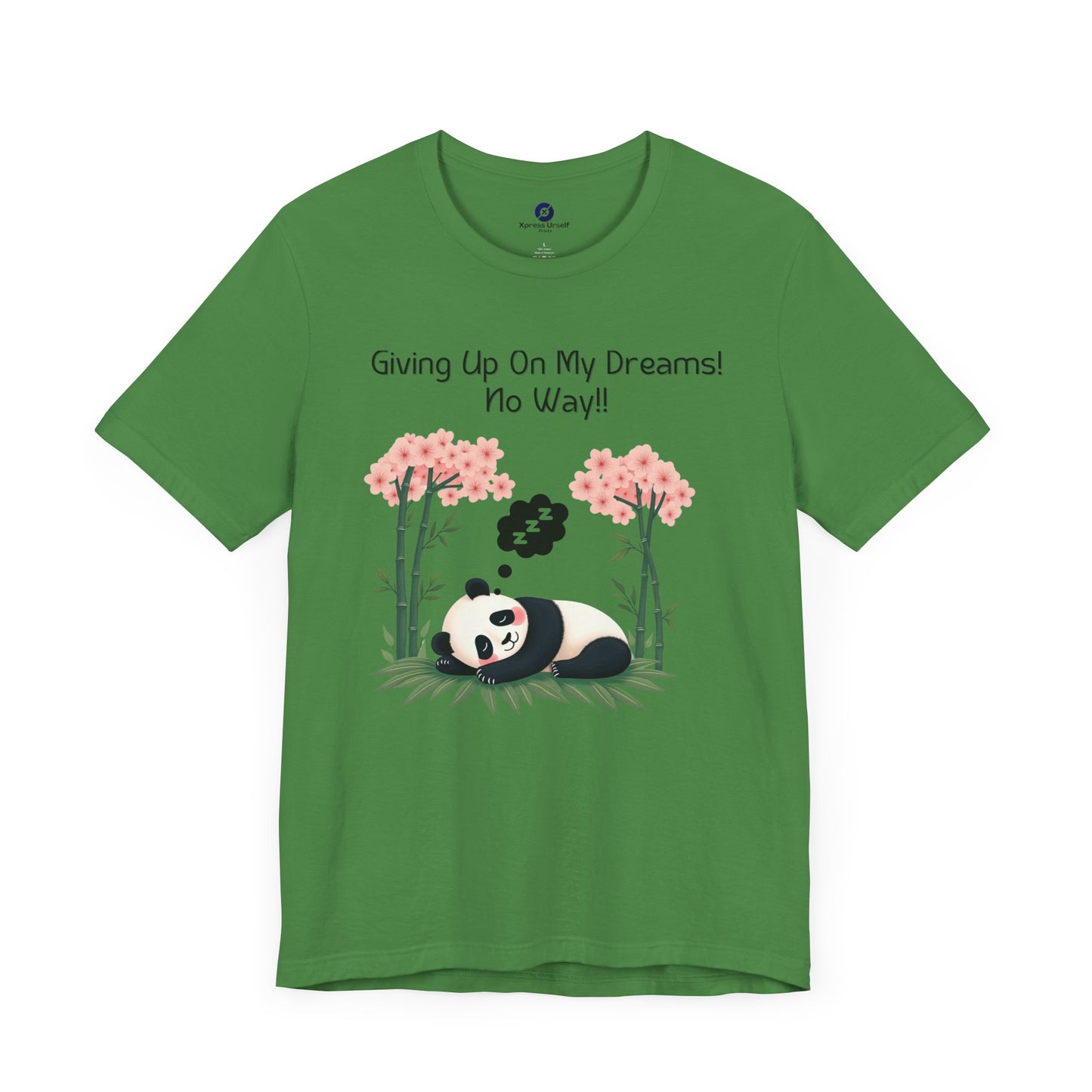 Panda Dreams Short Sleeve Tee - Inspirational Fun Graphic Tee