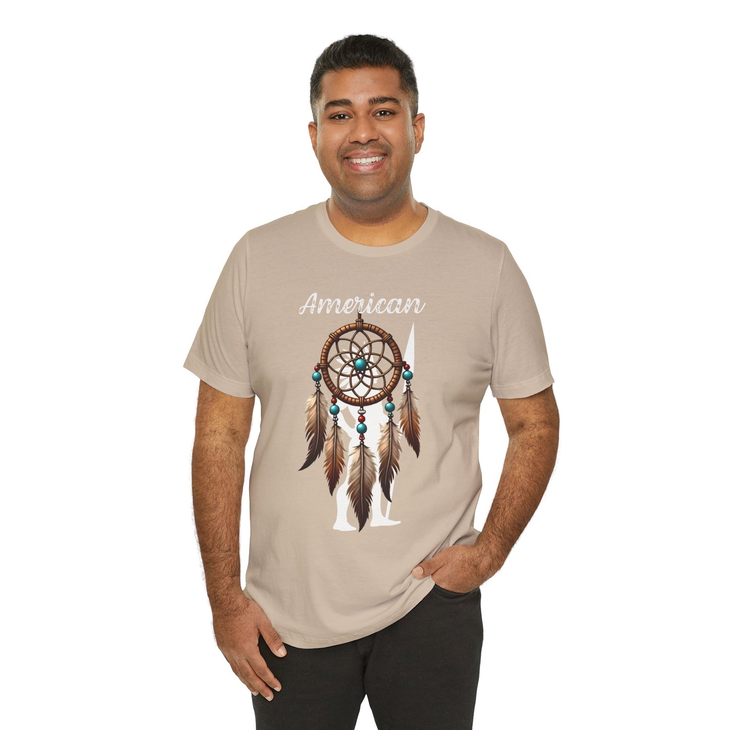 American Dream Catcher Unisex Tee - Bohemian Style Short Sleeve Shirt