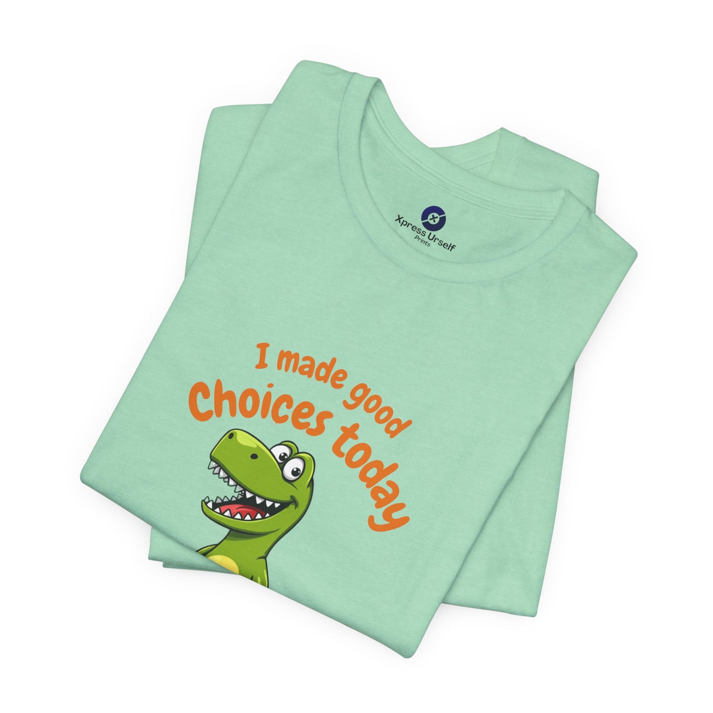 Kids' T-Shirt - "I Made Good Choices Today" Dinosaur Tee