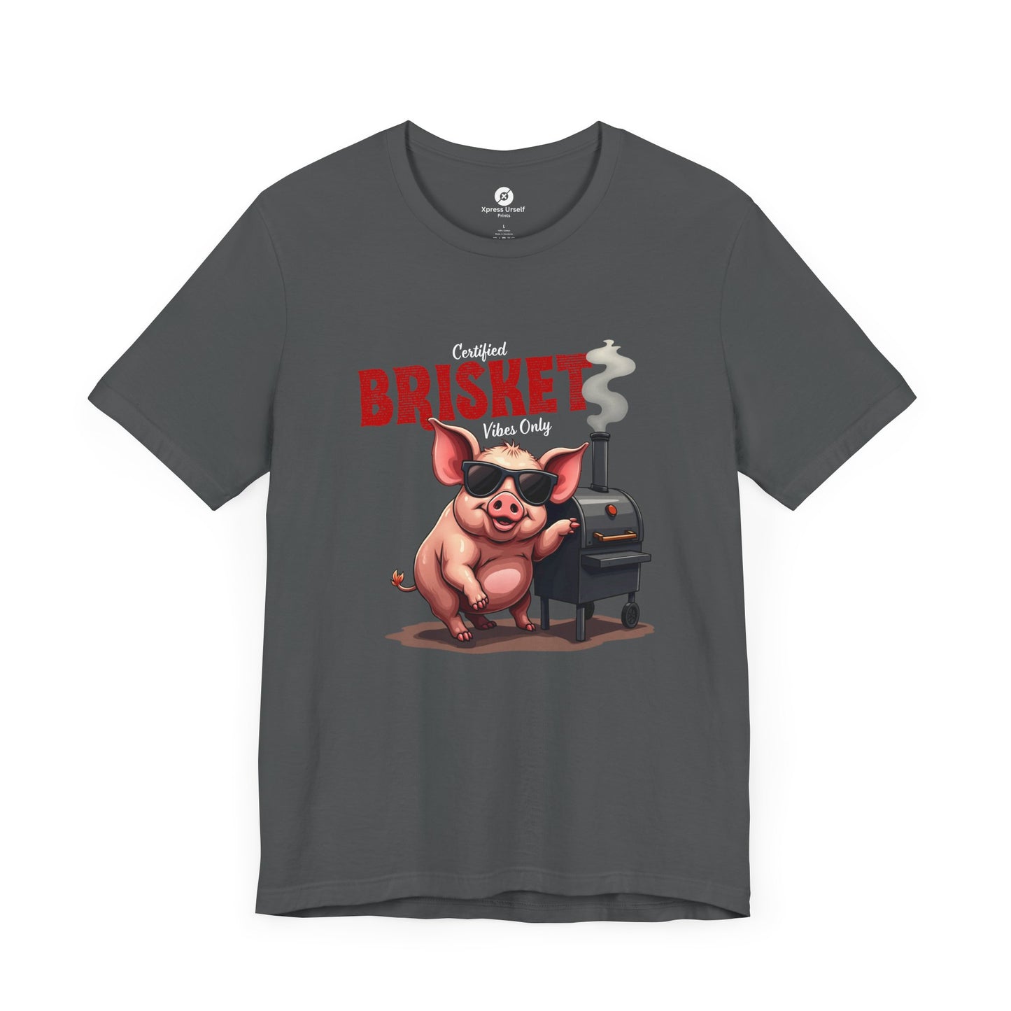 Cooked Brisket BBQ Pig T-Shirt - Perfect for Grill Lovers