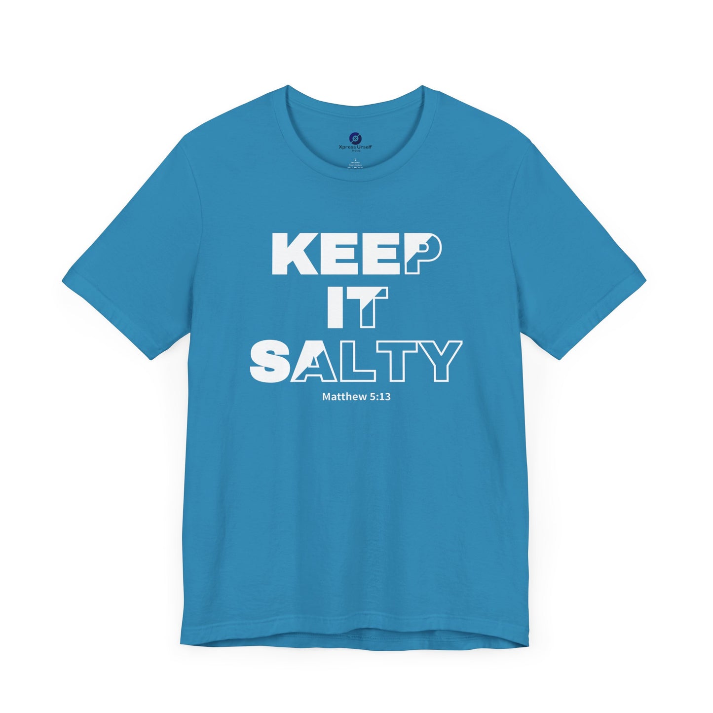 Keep It Salty Unisex Tee - Casual Christian Quote Shirt