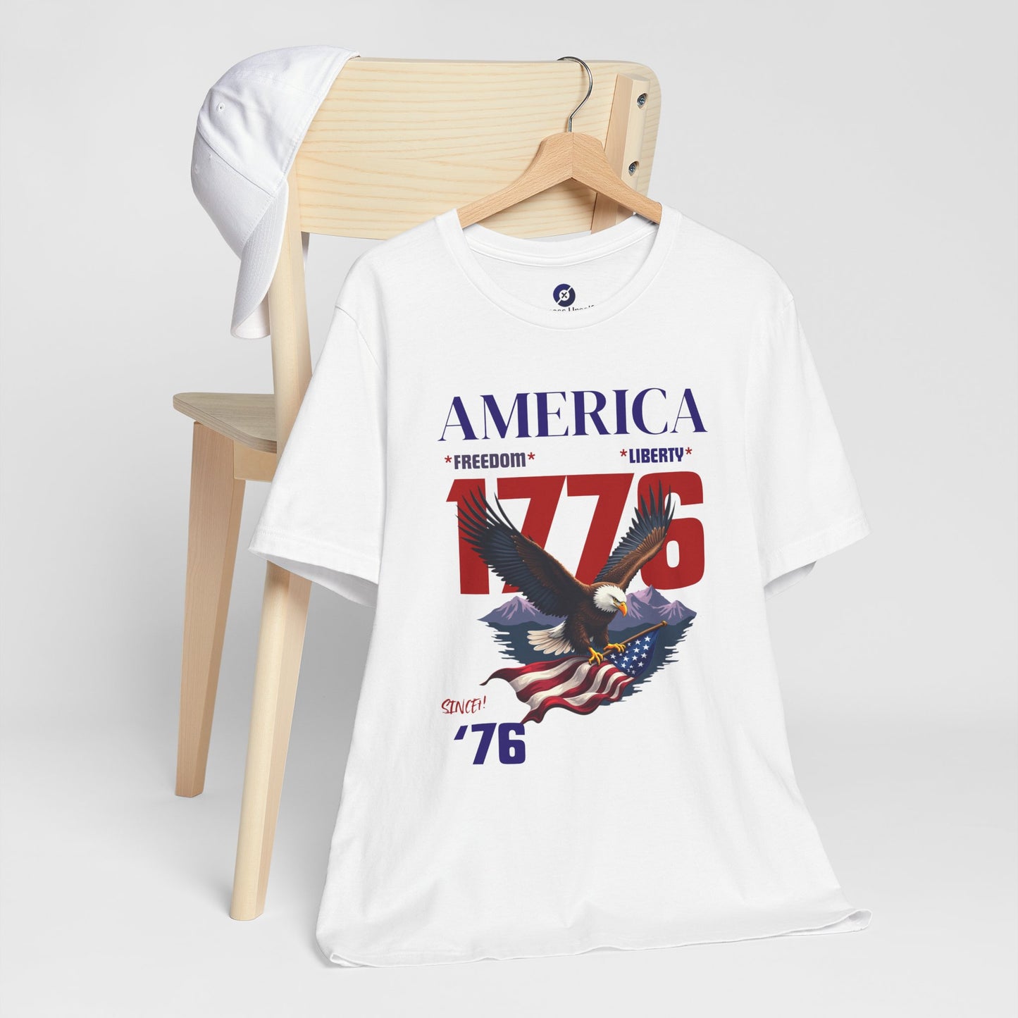 Patriotic Eagle Graphic Tee | Freedom & Liberty Design