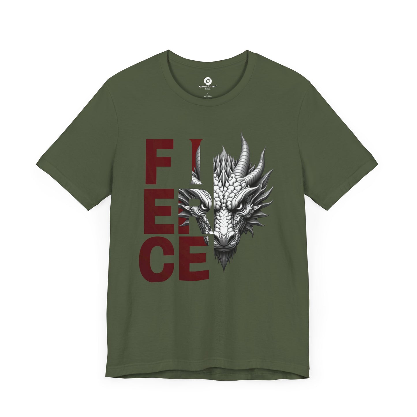 Fierce Dragon Unisex Short Sleeve Tee - Perfect for Fantasy Lovers