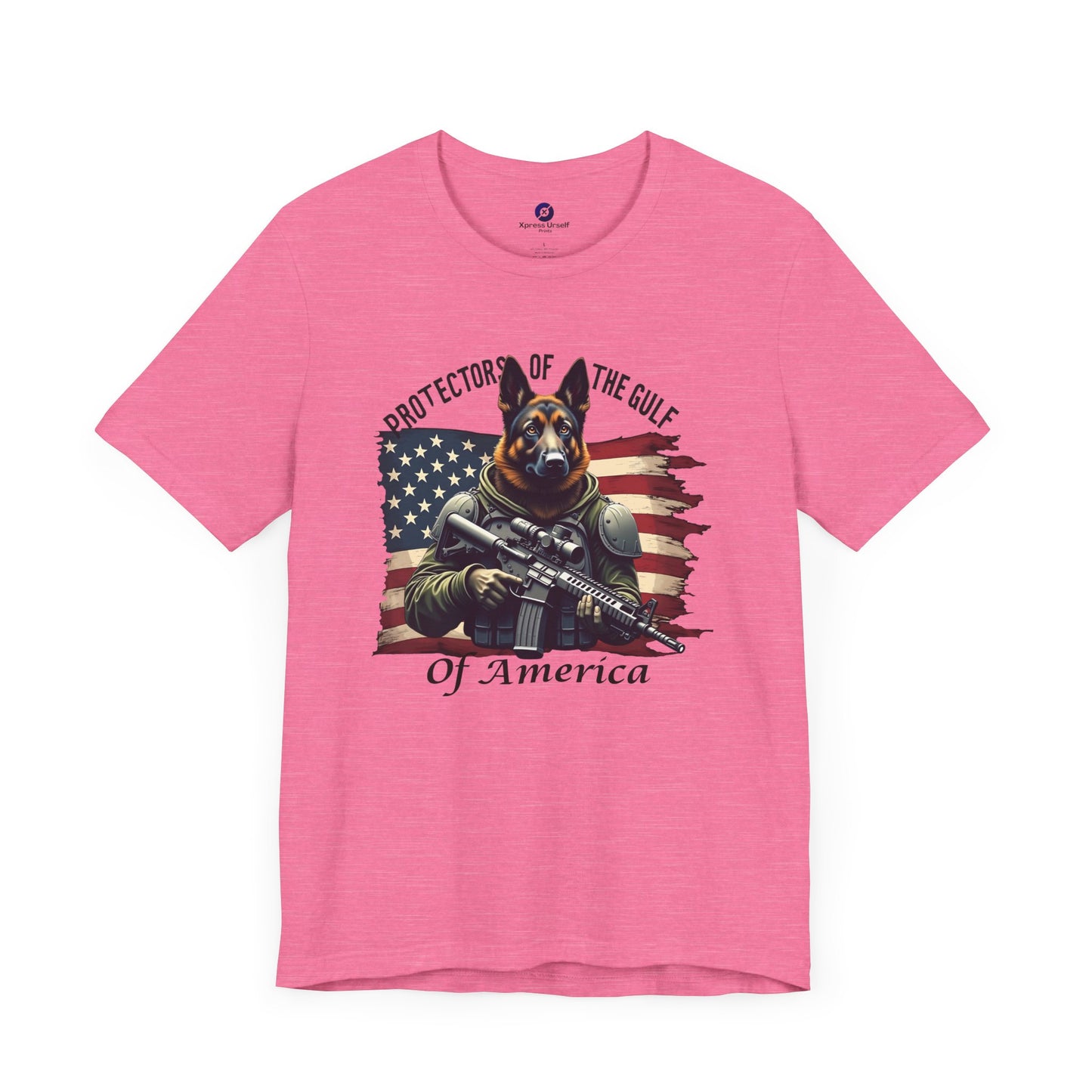 Patriotic Graphic Tee - Protectors of the Gulf