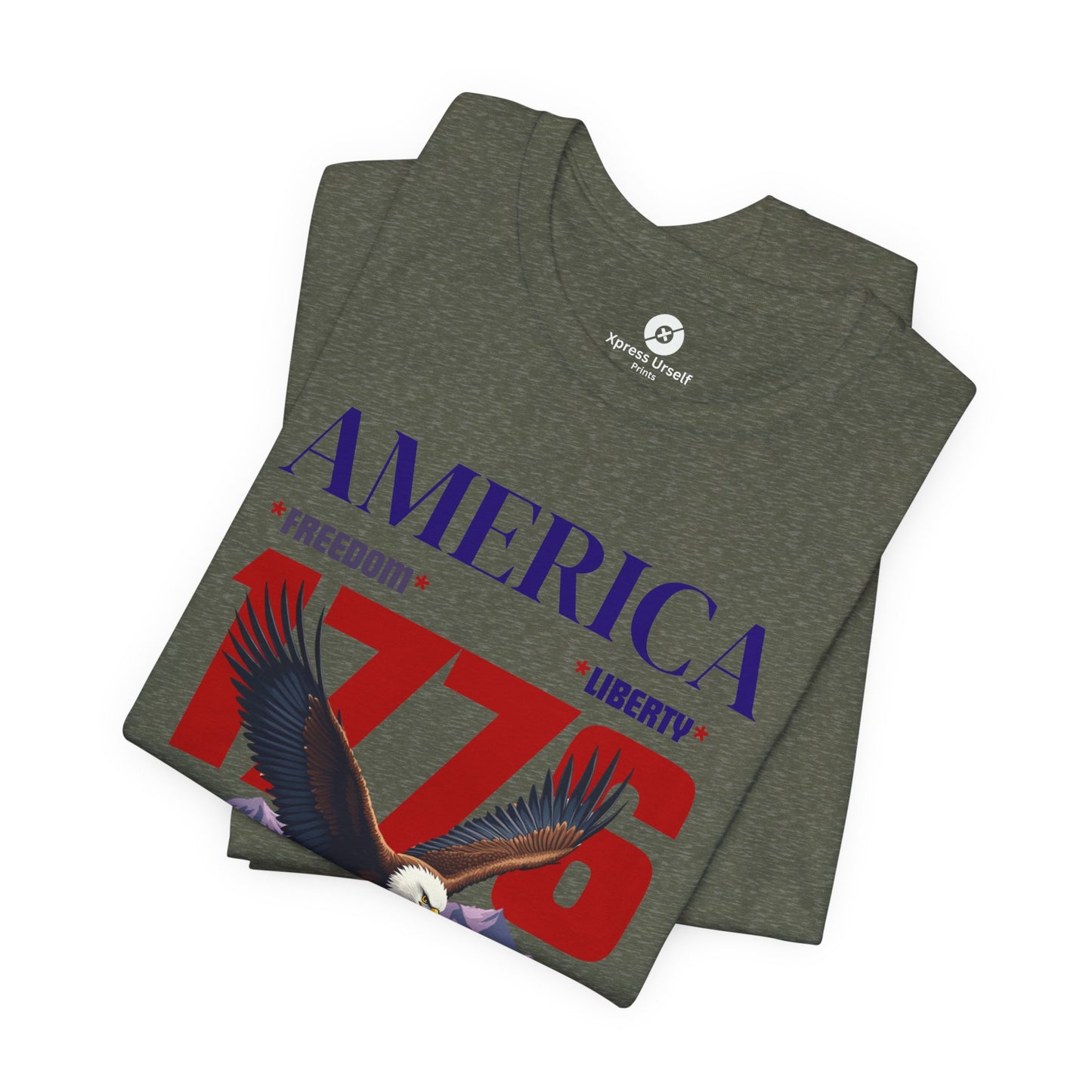 Patriotic Eagle Graphic Tee | Freedom & Liberty Design