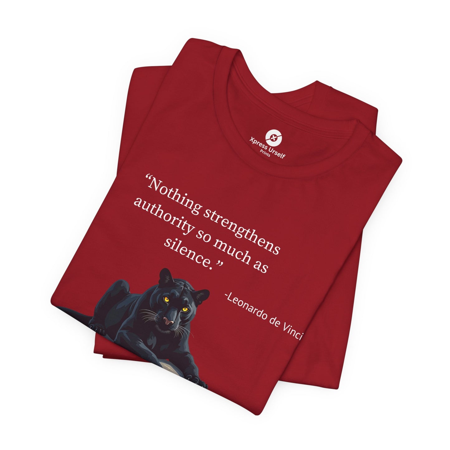 Inspirational Panther Quote Tee - Unisex Jersey Short Sleeve T-Shirt