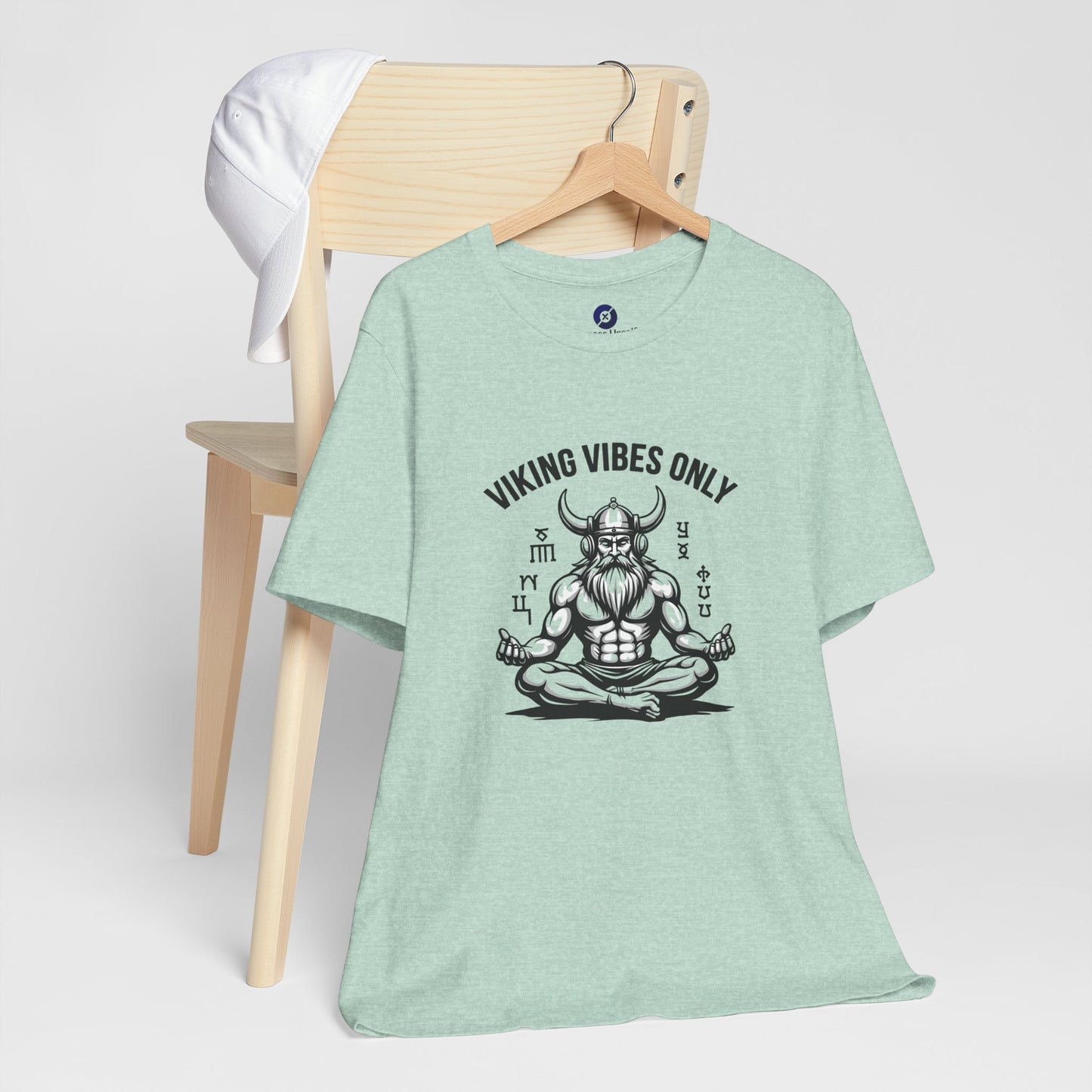 Viking Vibes Only Unisex Tee - Casual Graphic T-Shirt for Norse Mythology Fans