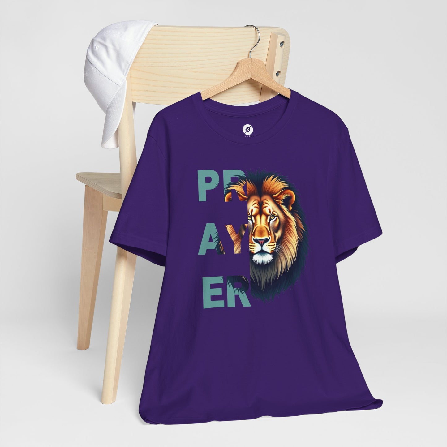 Prayer Lion Unisex Jersey Tee - Faith & Strength Shirt