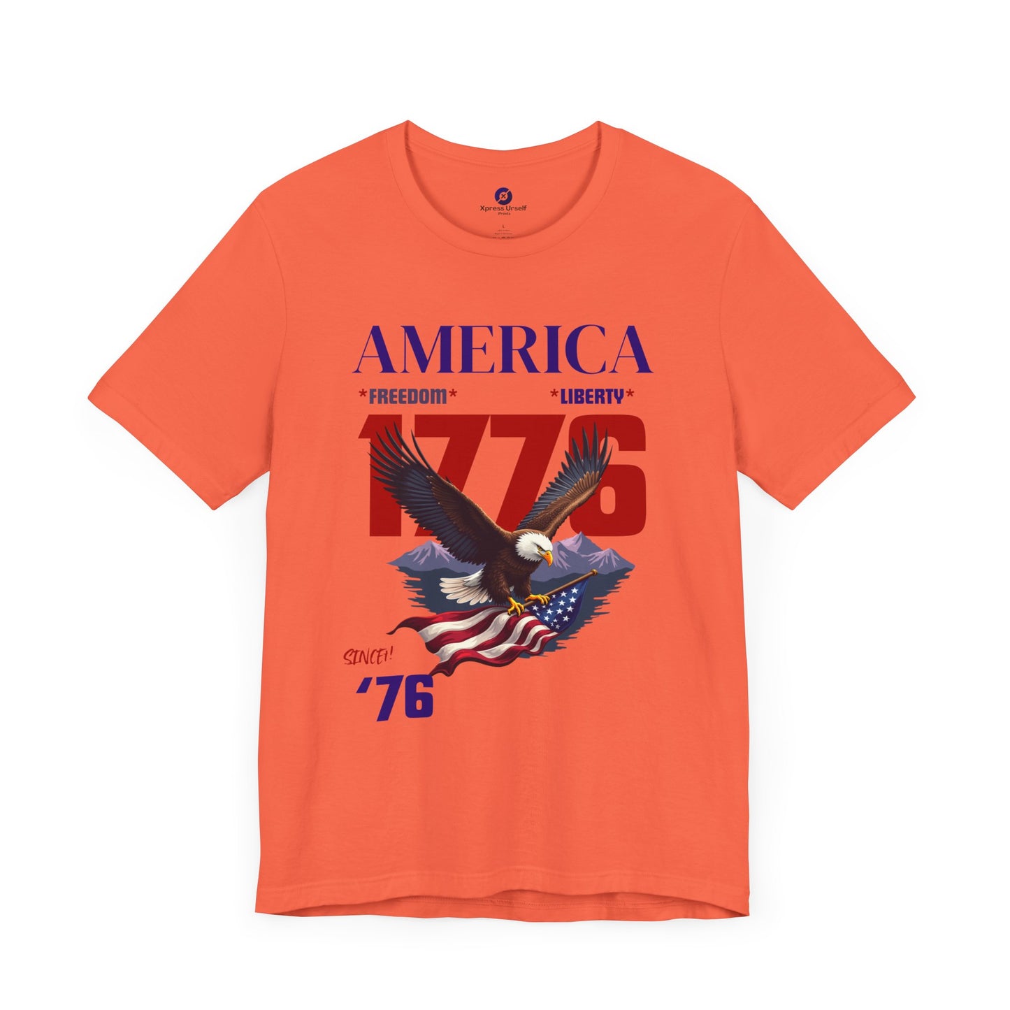 Patriotic Eagle Graphic Tee | Freedom & Liberty Design