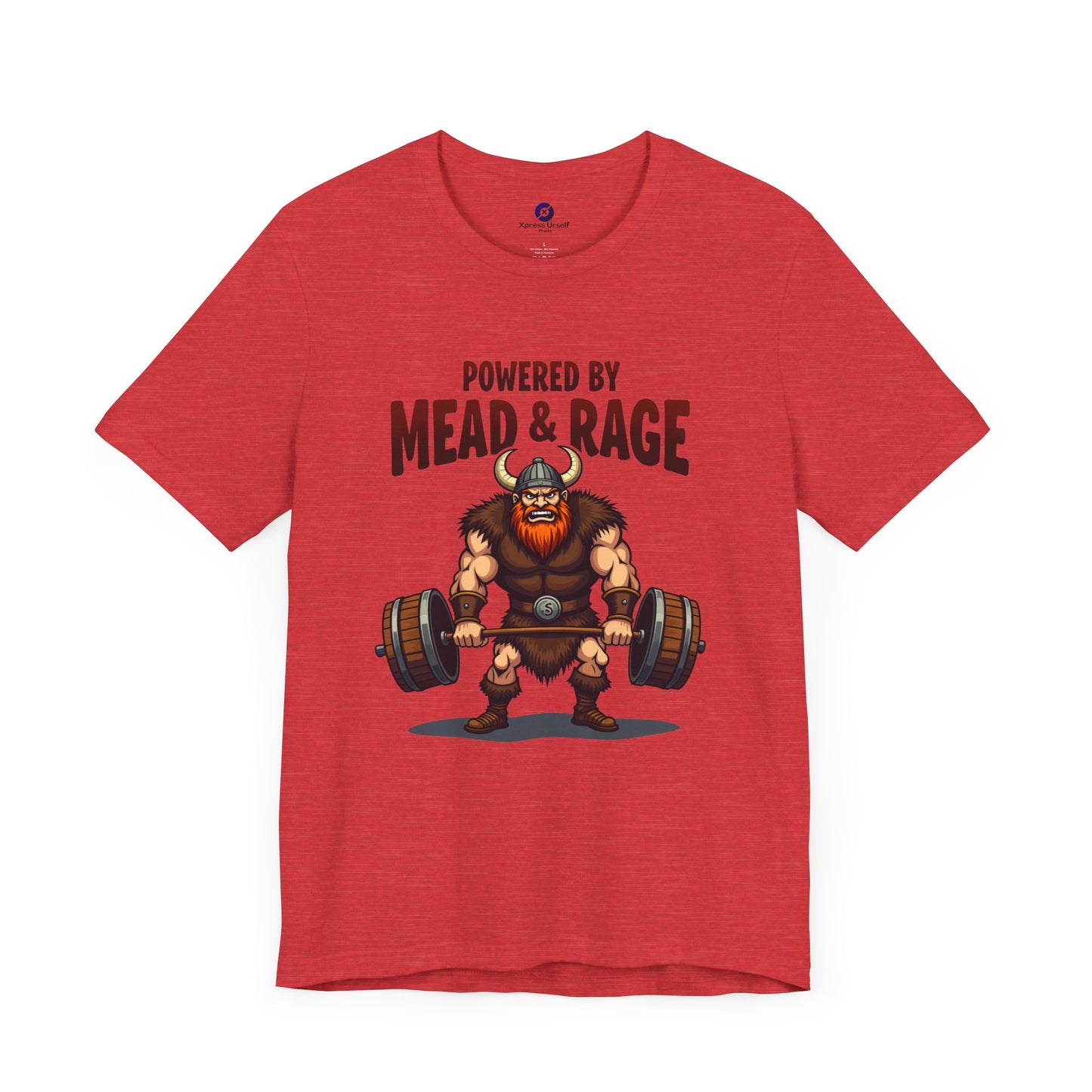 Powered by Mead & Rage Unisex Gym Tee