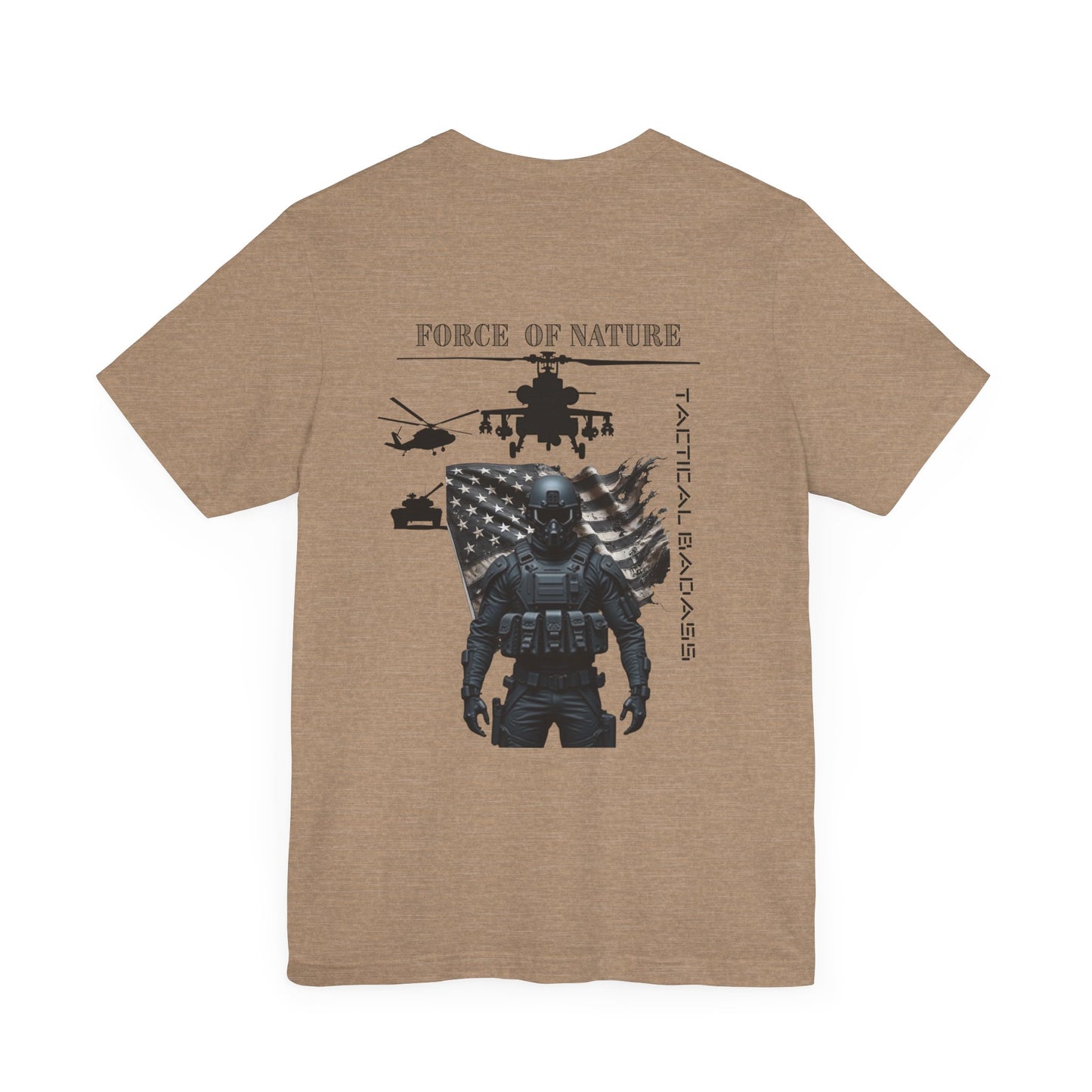 Unisex Tactical Force of Nature Tee - Military Inspired Short Sleeve Shirt