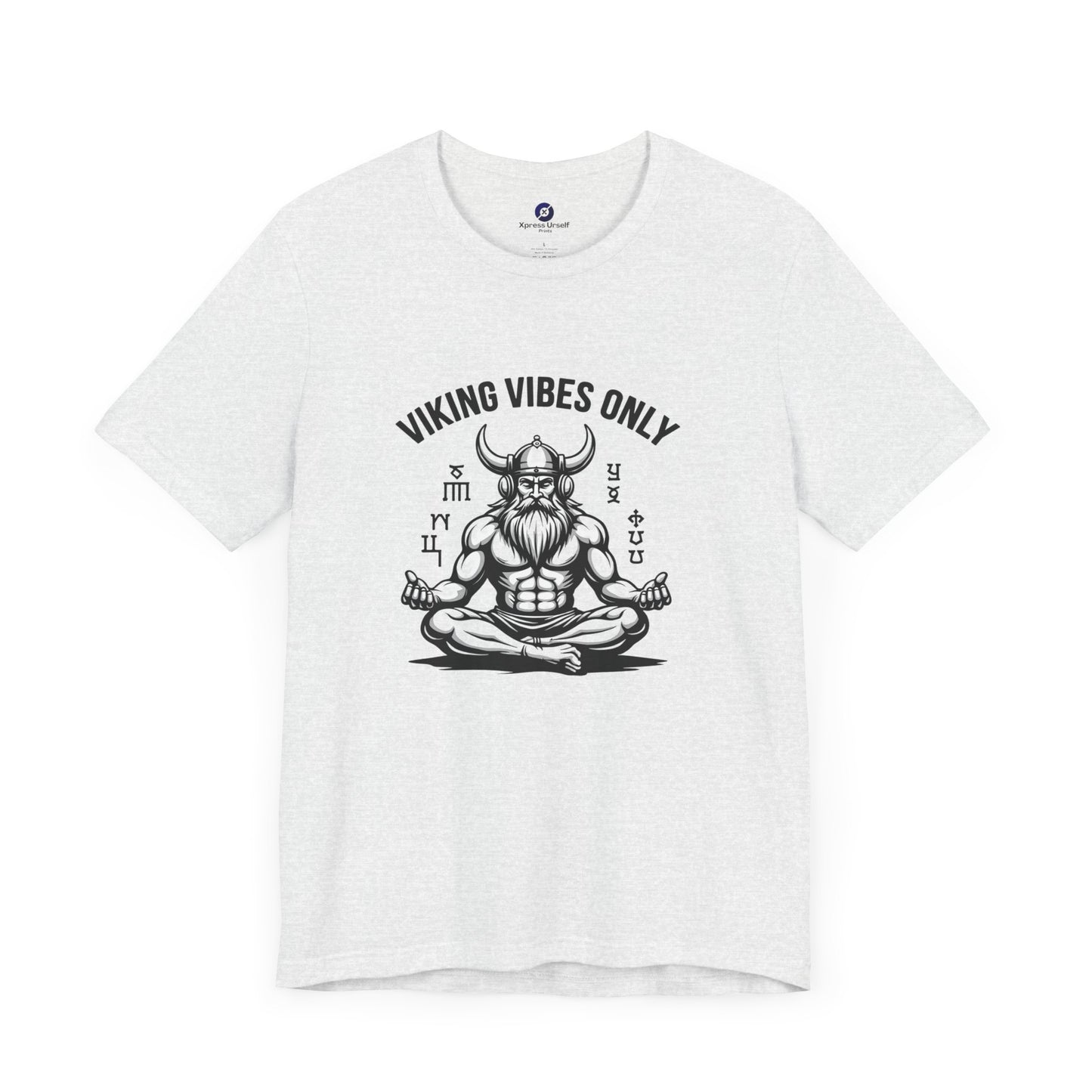 Viking Vibes Only Unisex Tee - Casual Graphic T-Shirt for Norse Mythology Fans