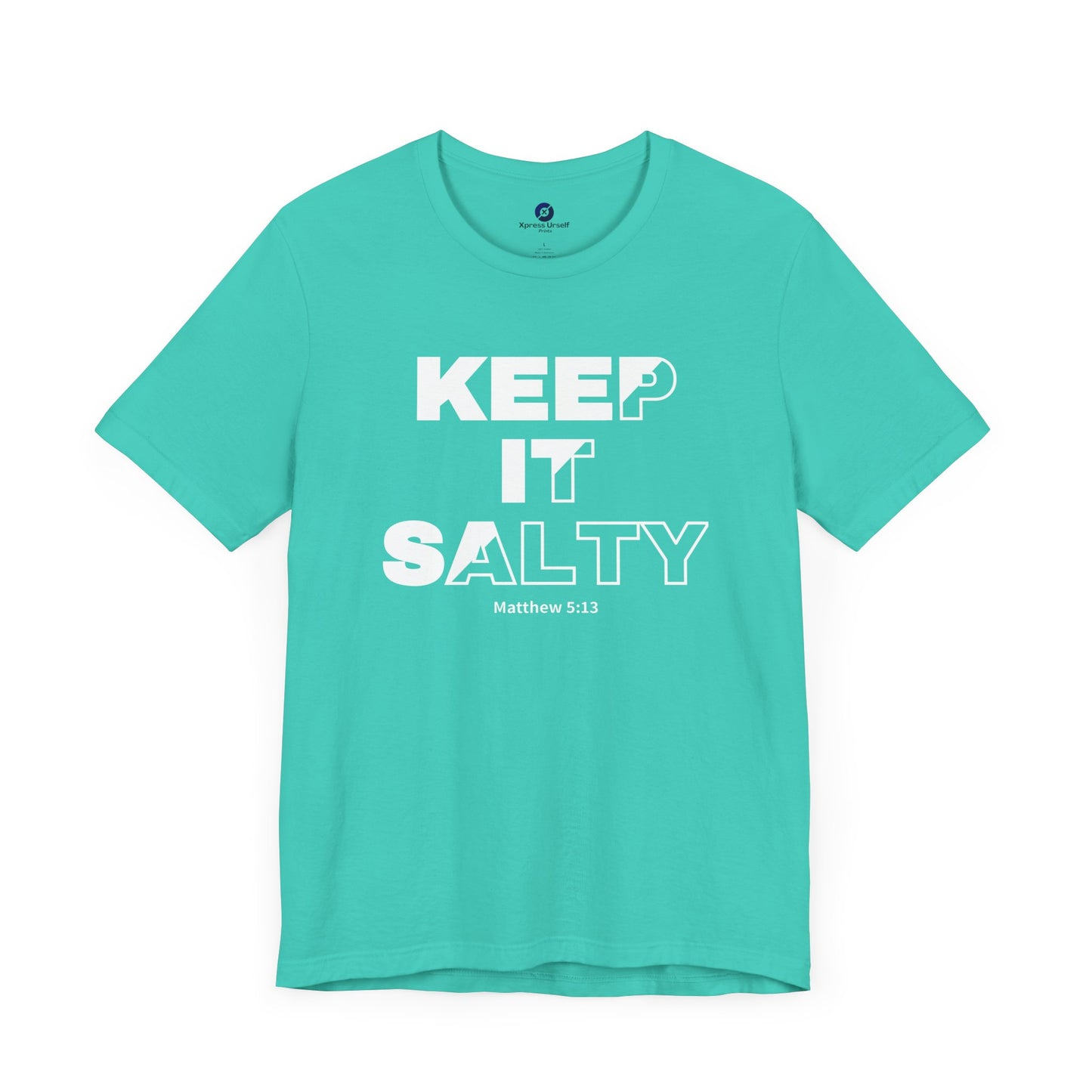 Keep It Salty Unisex Tee - Casual Christian Quote Shirt