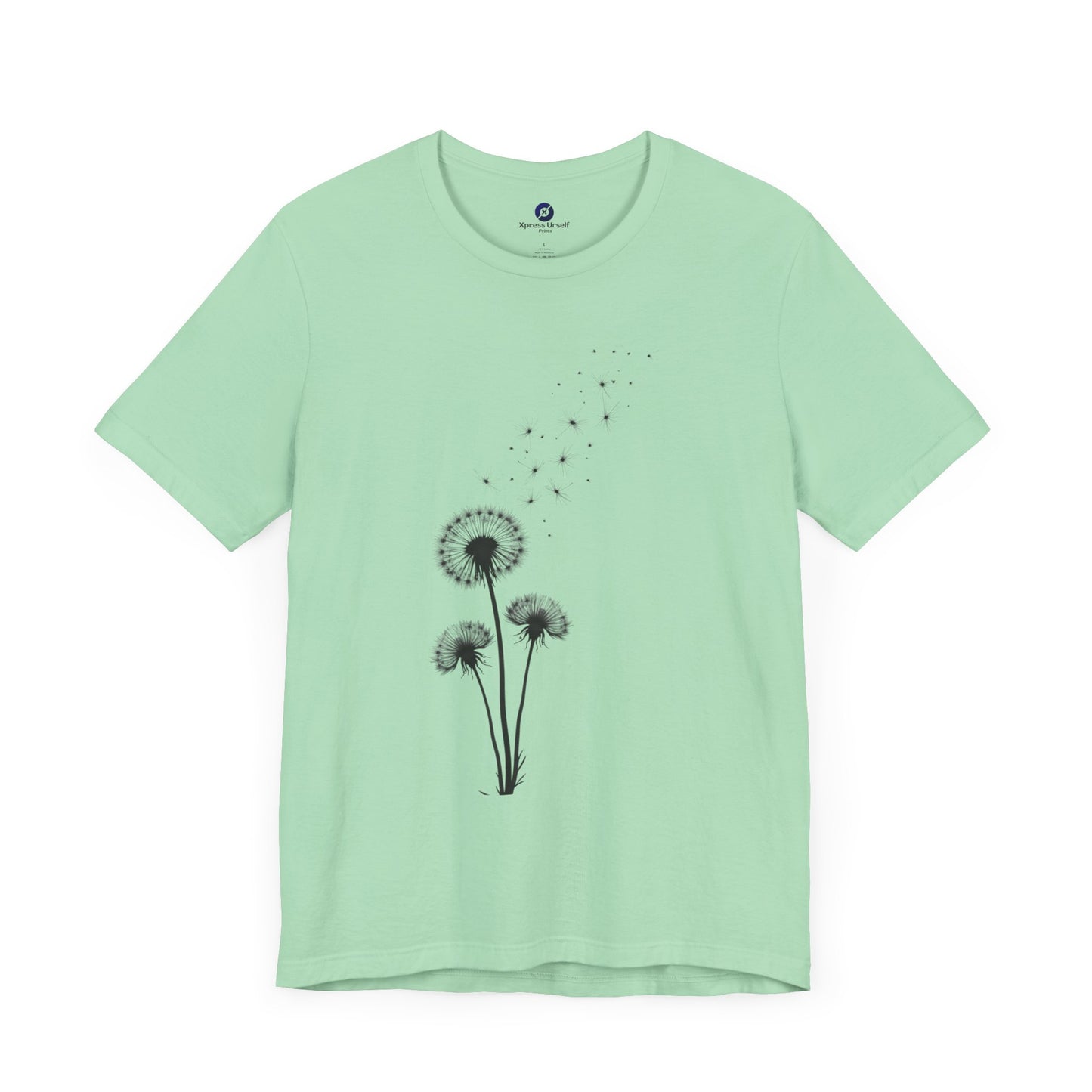 Dandelion Dreams Unisex Jersey Short Sleeve Tee - Nature-Inspired Tee for Relaxed Vibes
